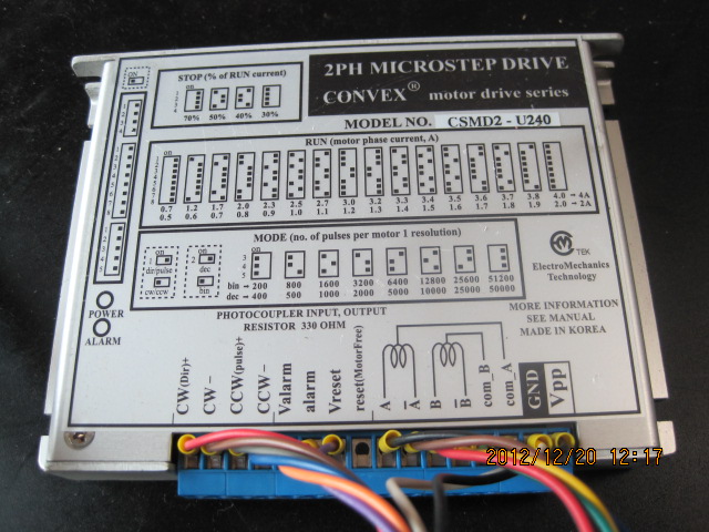 CONVEX MICROSTEP DRIVE CSMD2-U240 (중고)