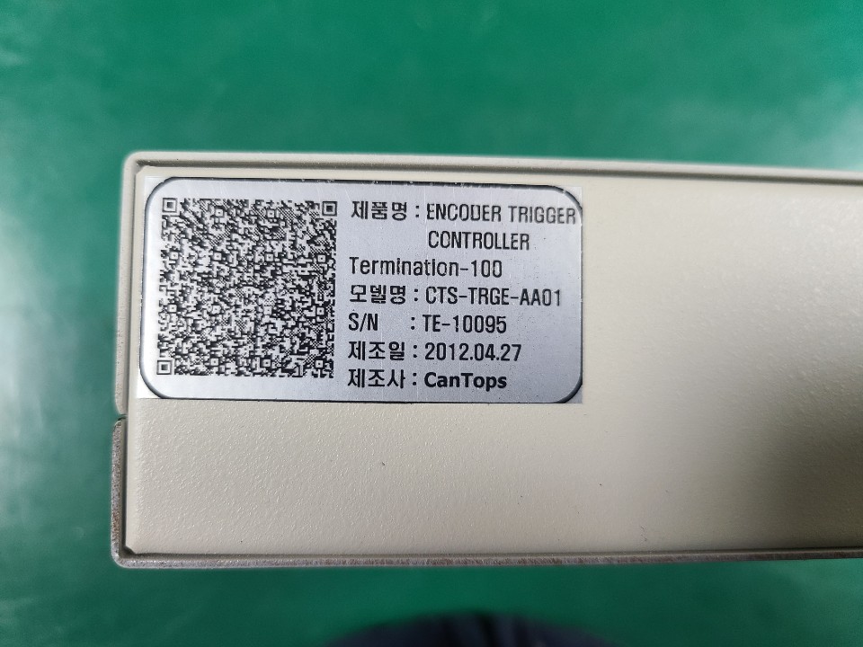 (A급-미사용품) CANTOPS ENCODER TRIGGER CONTROLLER CTS-TRGE-AA01 엔코다 트리거 콘트롤러