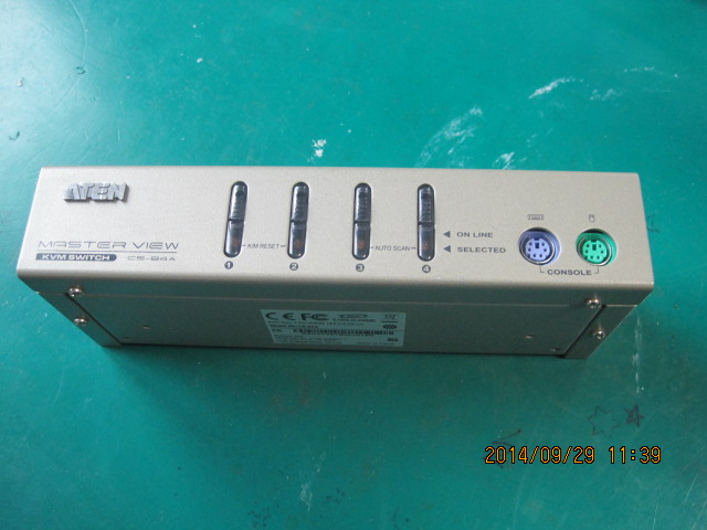 4 PORTMASTER VIEW KVM SWITCH CS-84A (중고)