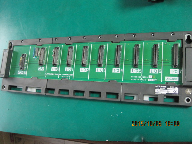 MITSUBISHI PLC BASE UNIT A1S38B (중고) 미쓰비씨 피엘씨 베이스유닛