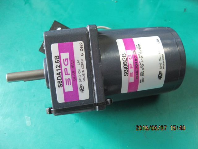 INDUCTION MOTOR S6I06GB+S6DA12.5B