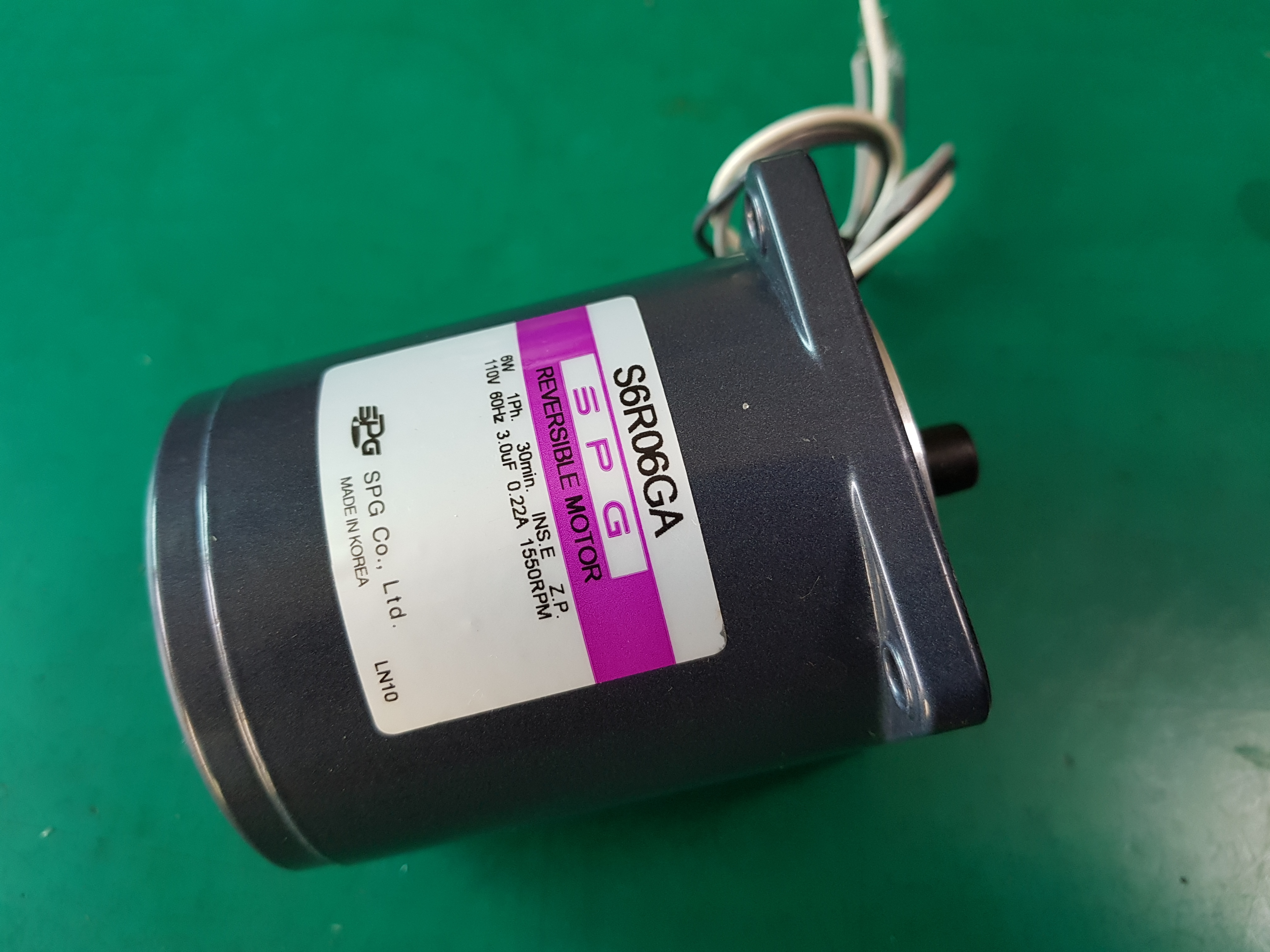 REVERSIBLE MOTOR S6R06GA(6W  미사용품)