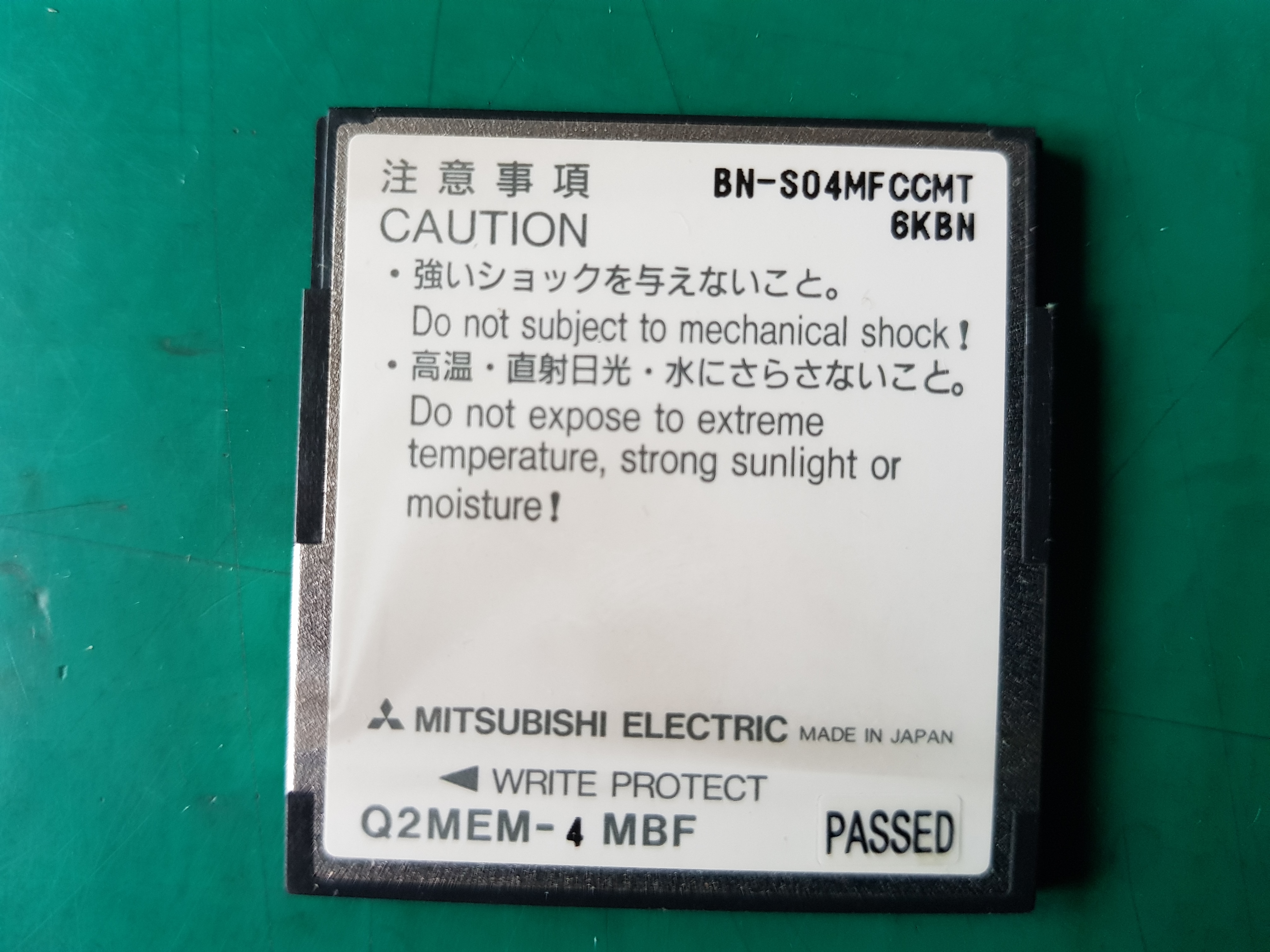 FLASH CARD 4M BN-S04MFCCMT6KBN(중고)