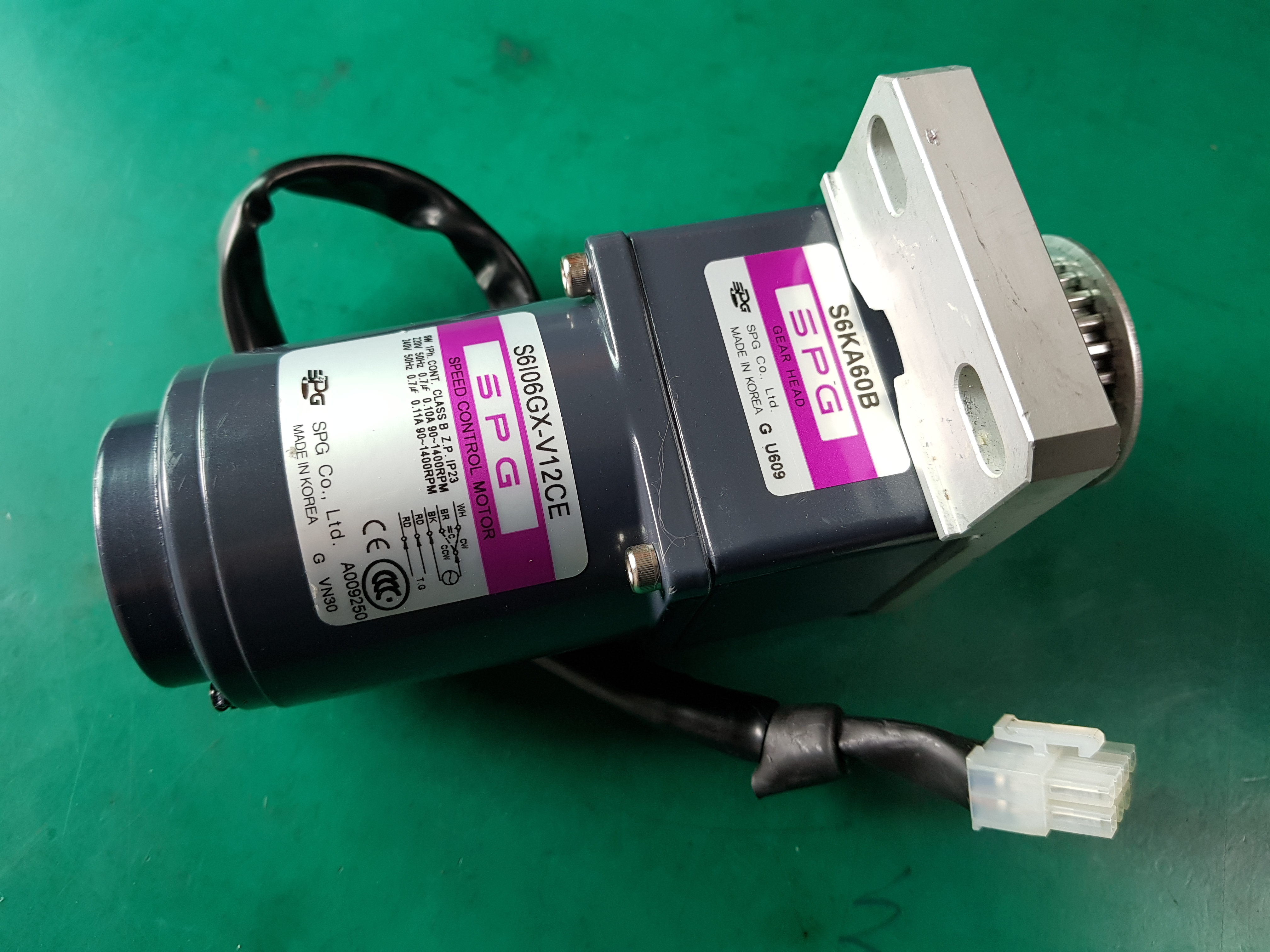 SPEED CONTROL MOTOR S6I06GX-V12CE+S6KA60B(6W 중고)