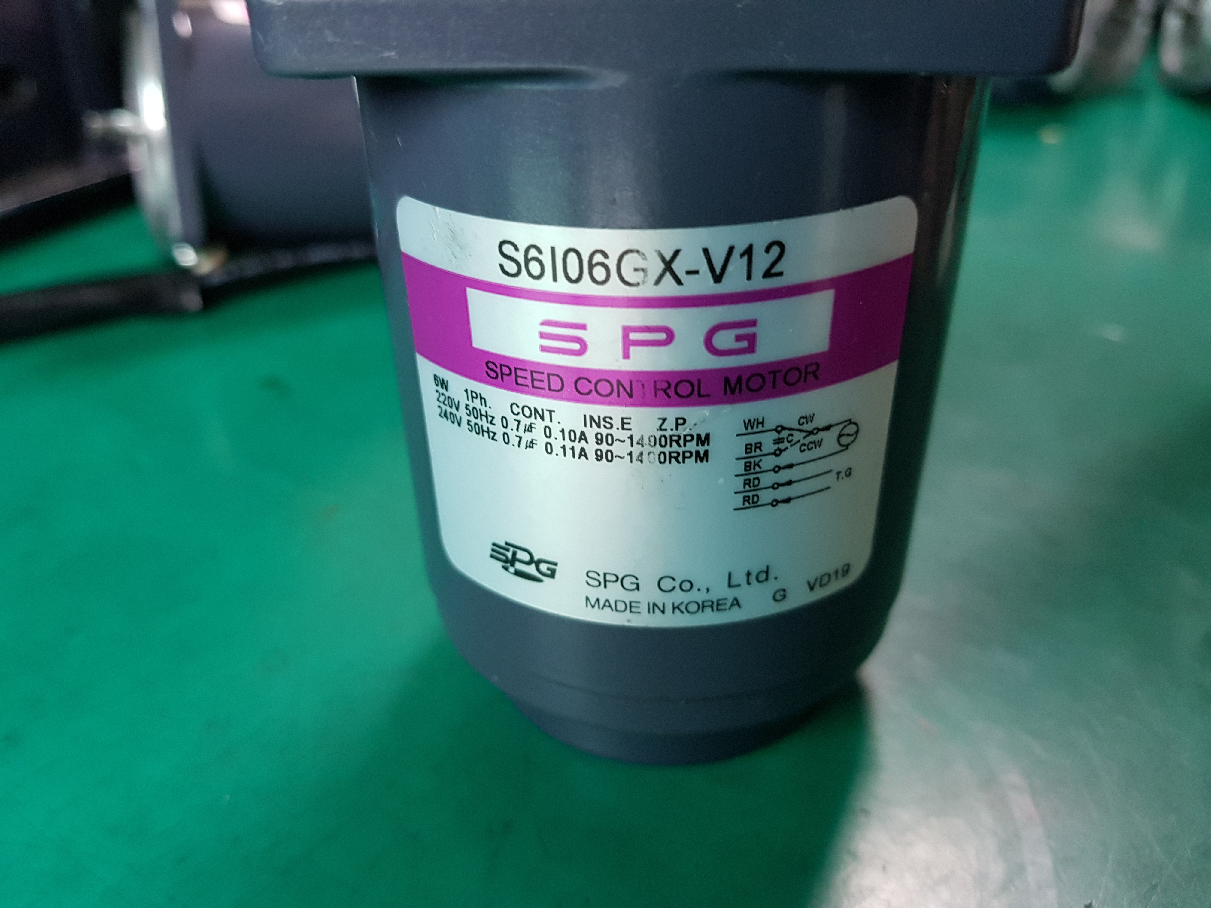 SPEED CONTROL MOTOR S6I06GX-V12(6W 중고)