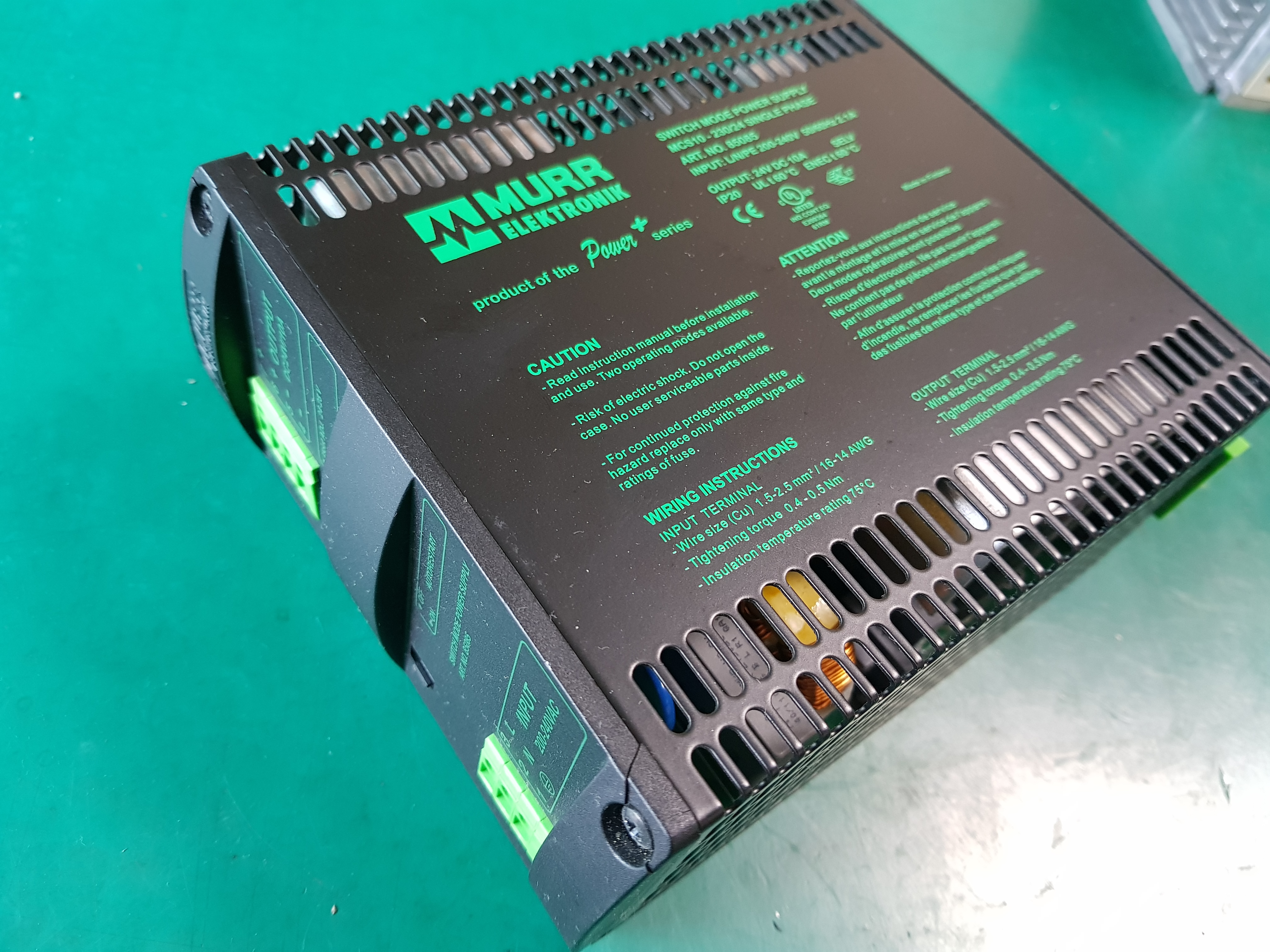 MURR POWER SUPPLY MCS10-230/24 85085 (중고) 뮬러 파워 서플라이