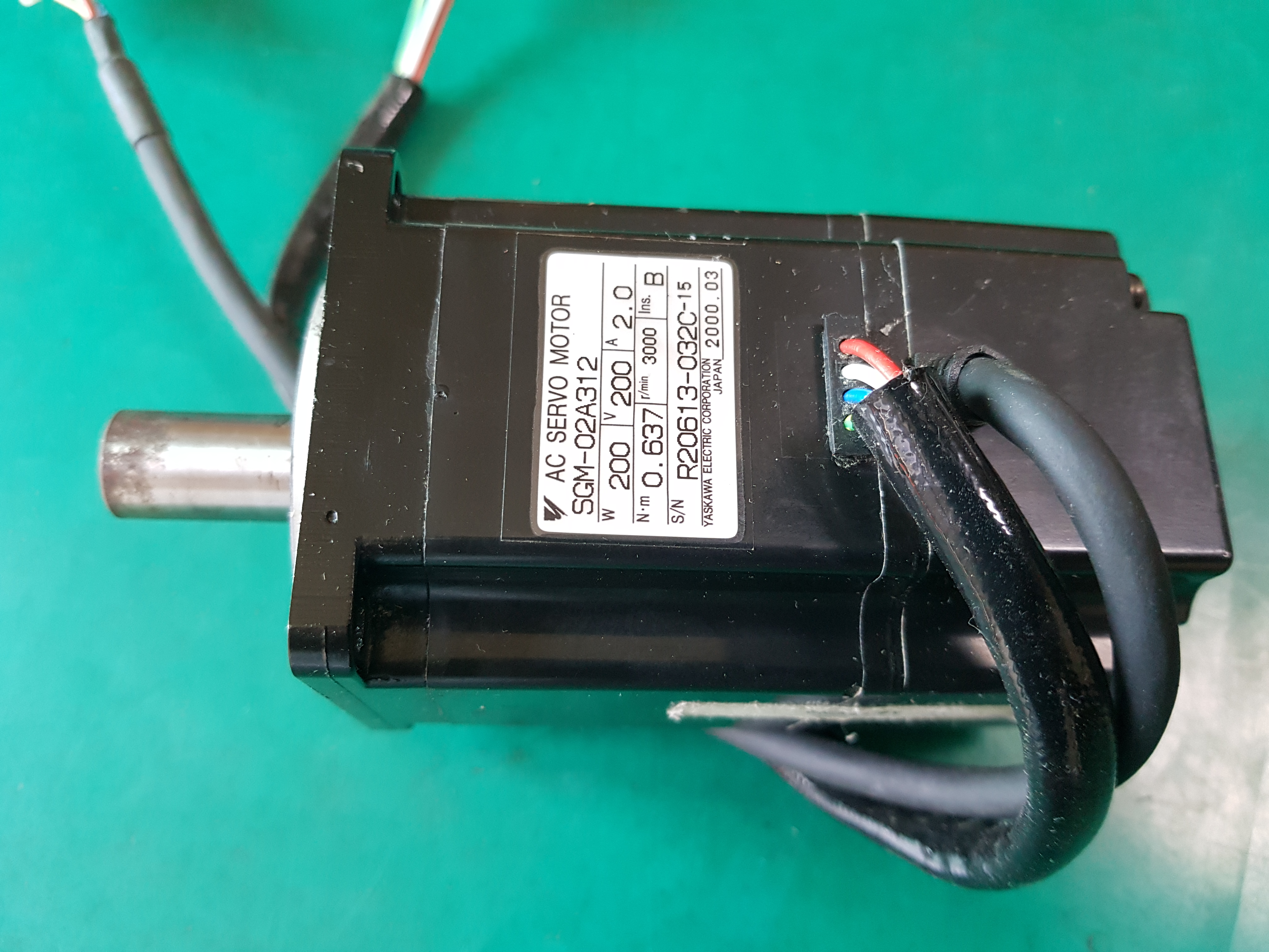 AC SERVO MOTOR SGM-02A312(200W-중고)