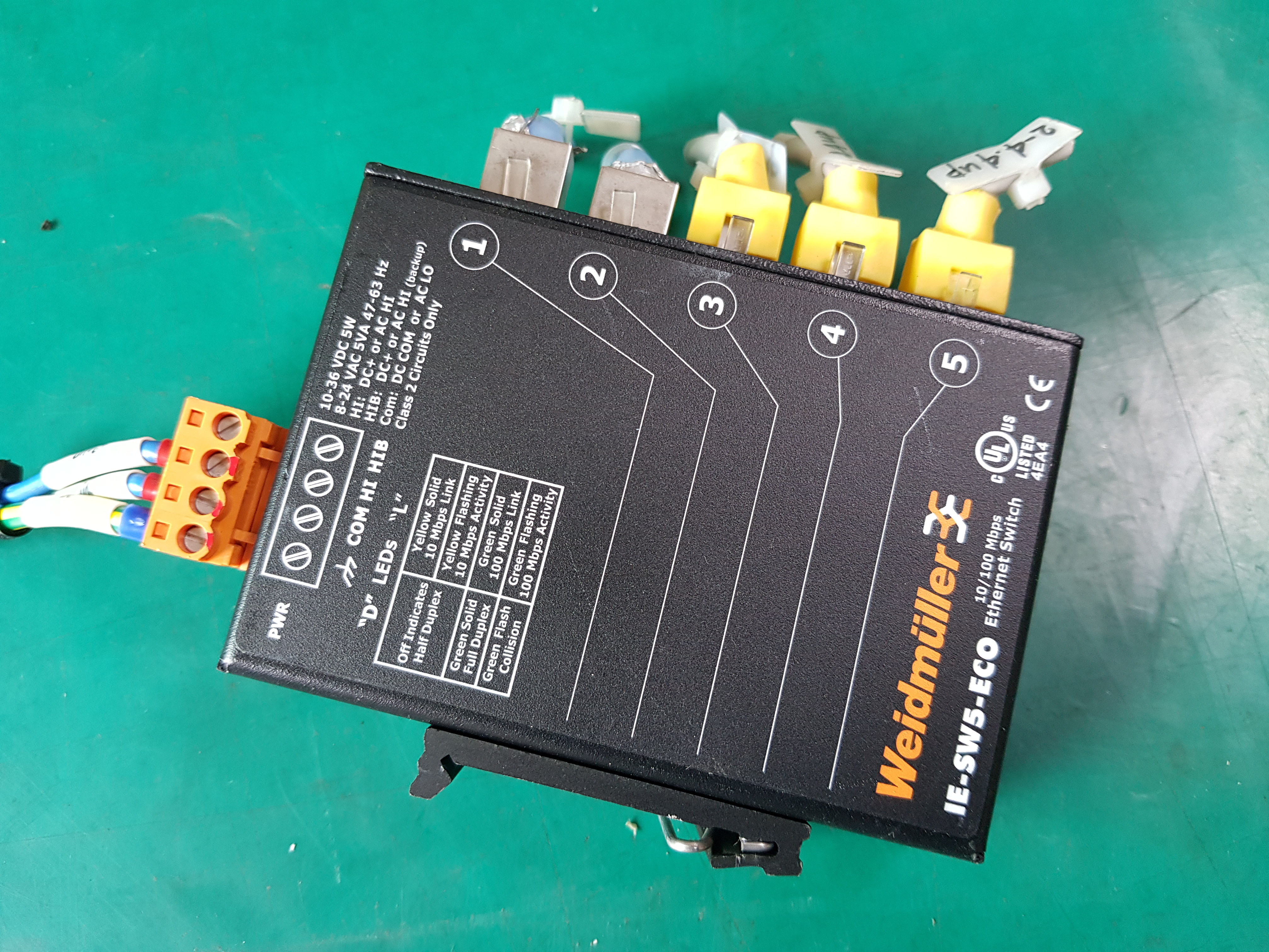 IE-SW5-ECO ETHERNET SWITCH UN-MANAGED ECO-LINE 5 PORT