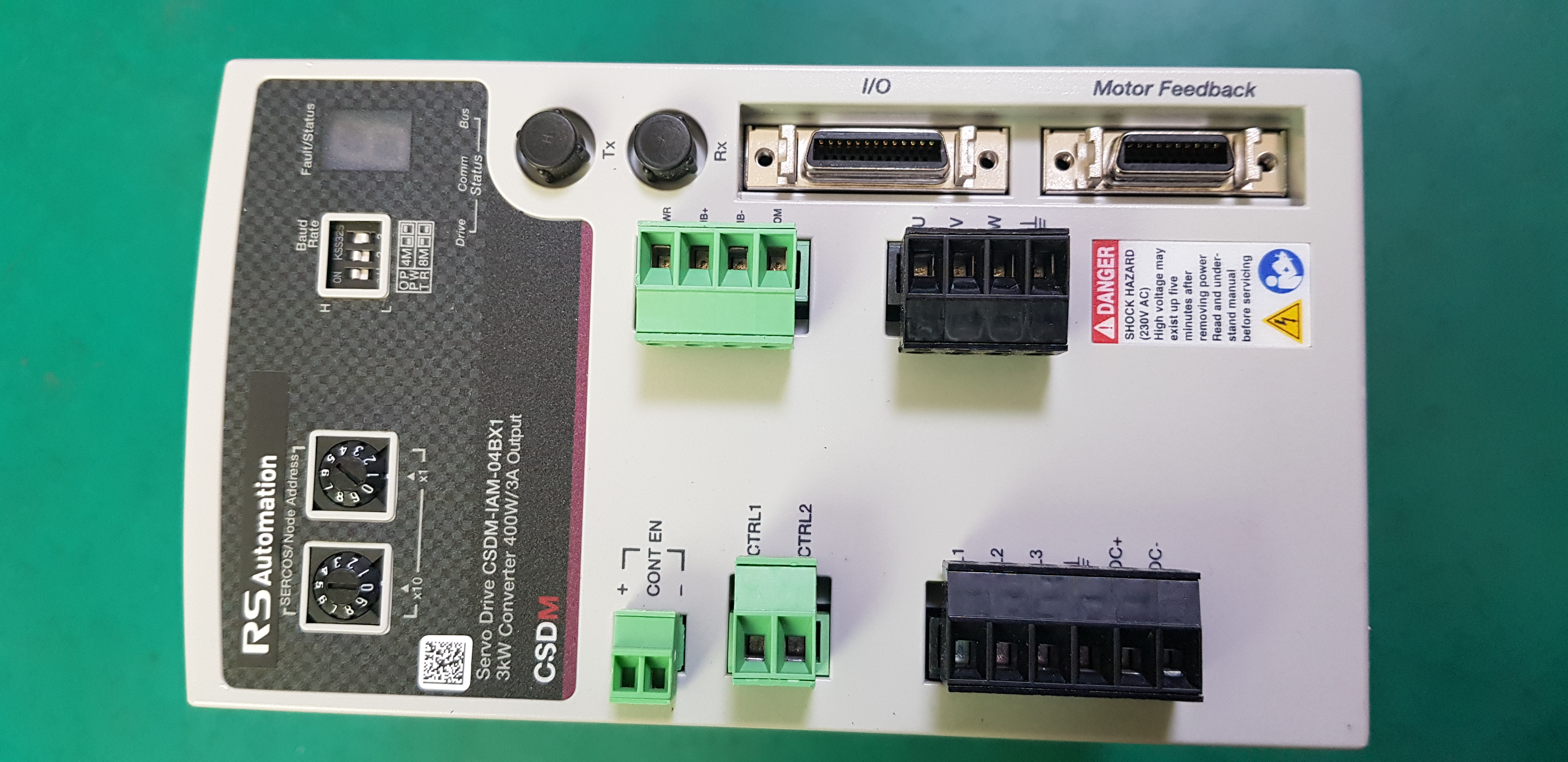 SERVO DRIVE CSDM-IAM-04BX1 (400W-미사용품)