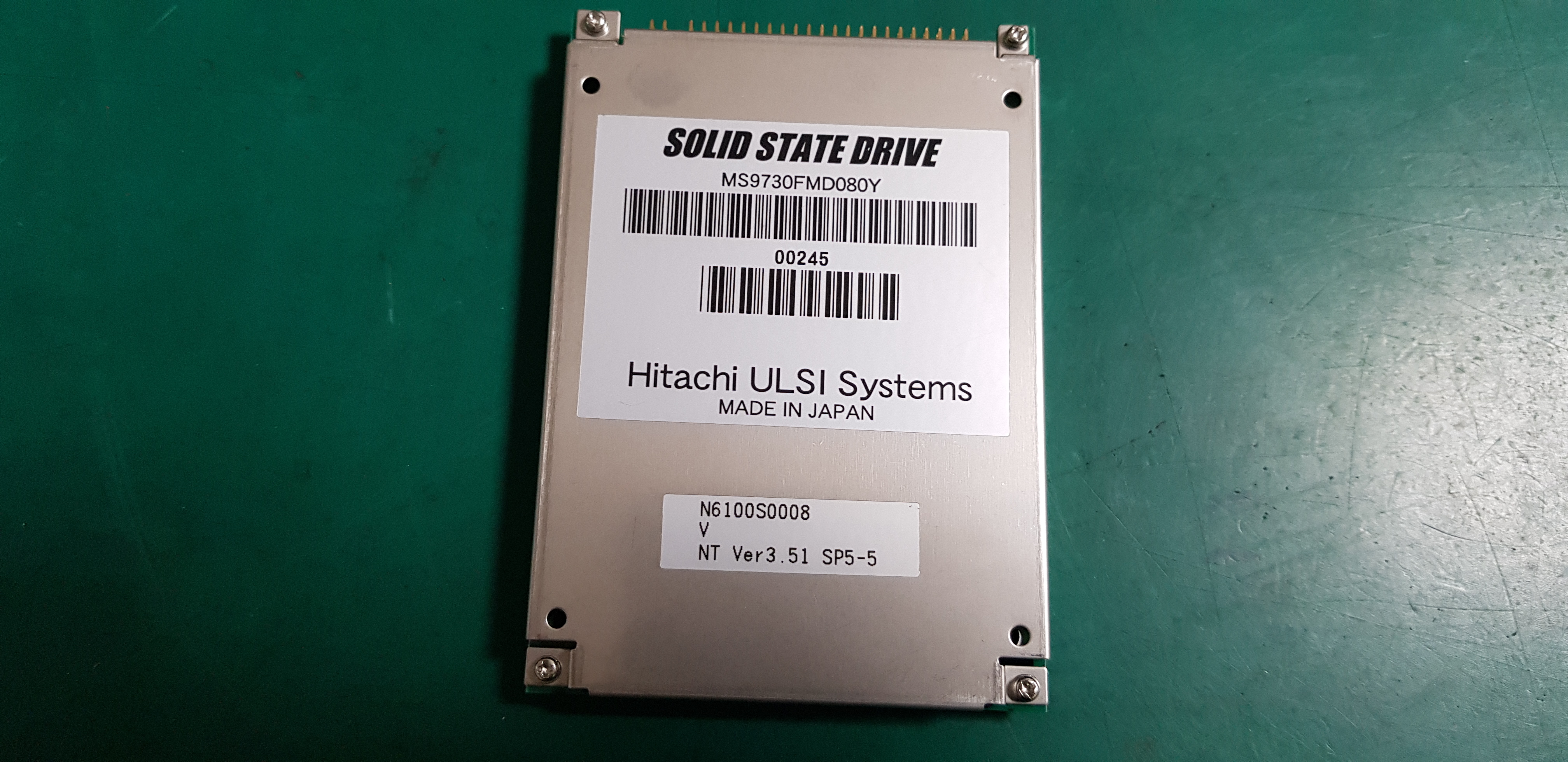 SOLID STATE DRIVE MS973FMD080Y-N6100S0008 (A급 미사용품)