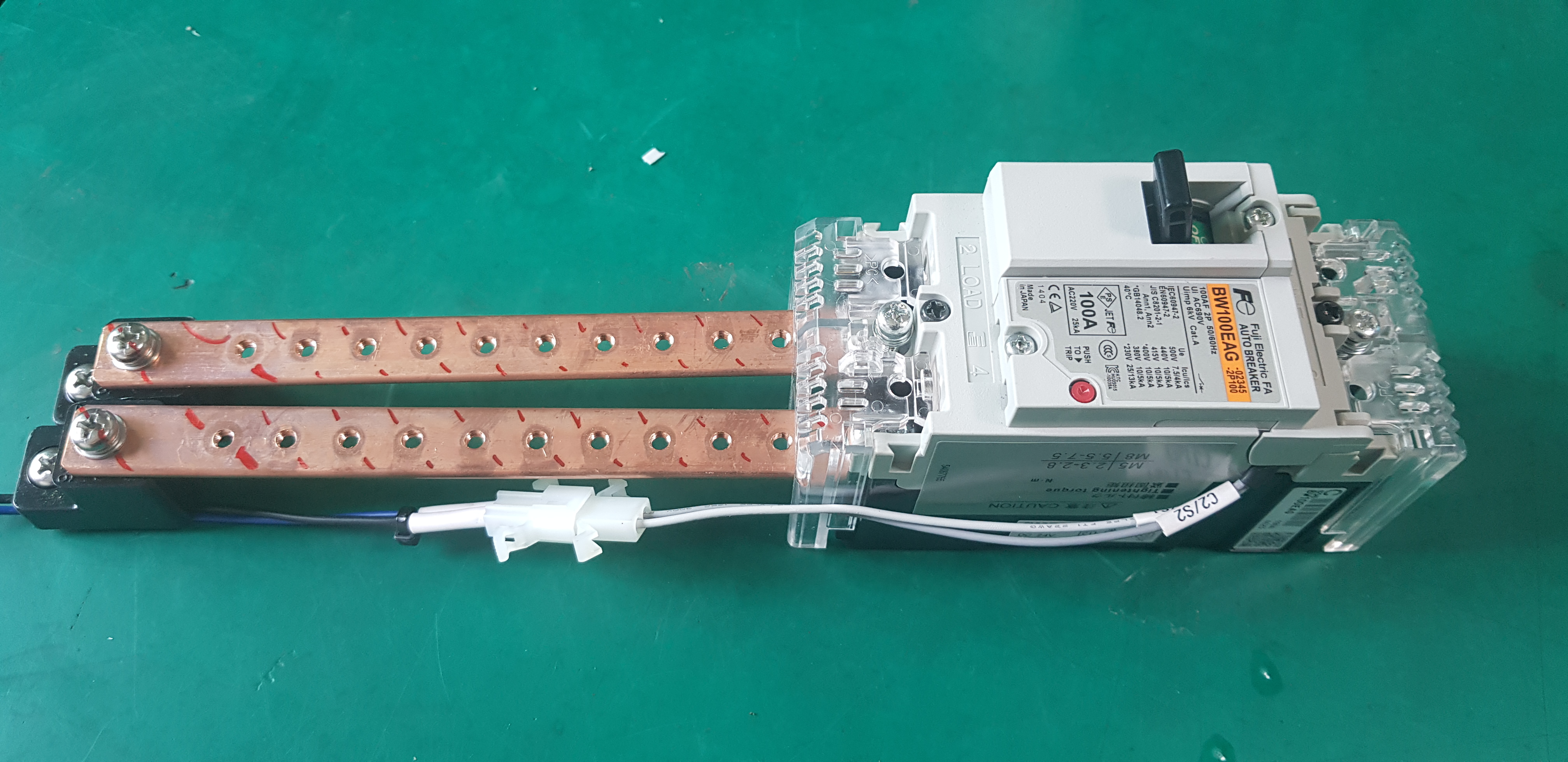 AUTO BREAKER BW100EAG 100A + EARTH BAR(150mm * 2ea) (중고)