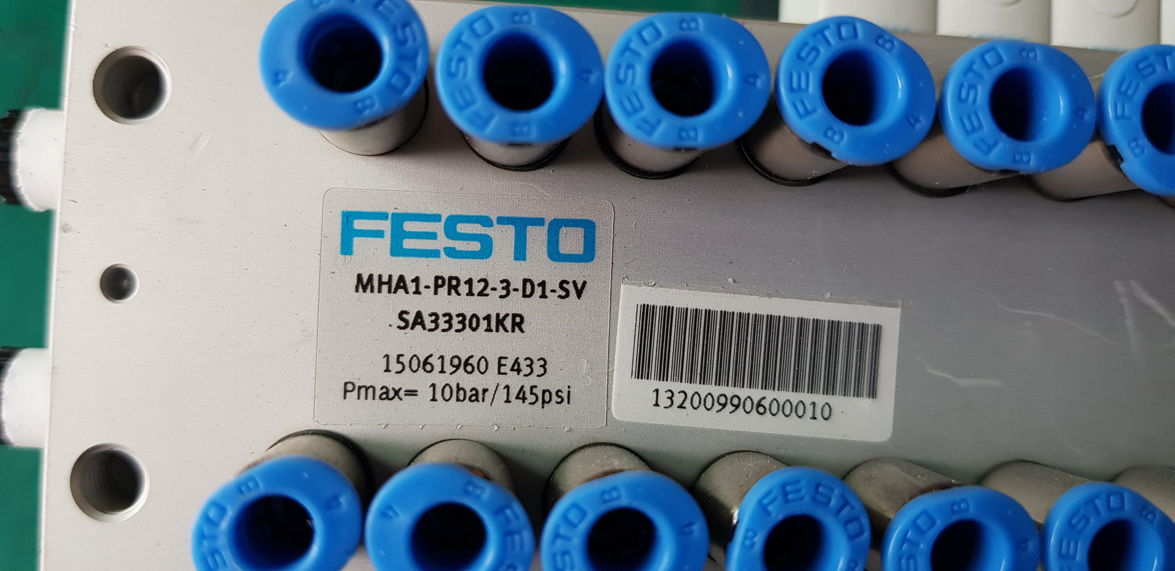 FESTO MHA1-PR12-3-D1-SV-SA33301KR 훼스토 솔레노이드 벨브 솔벨브 (SOL 8EA - 중고)