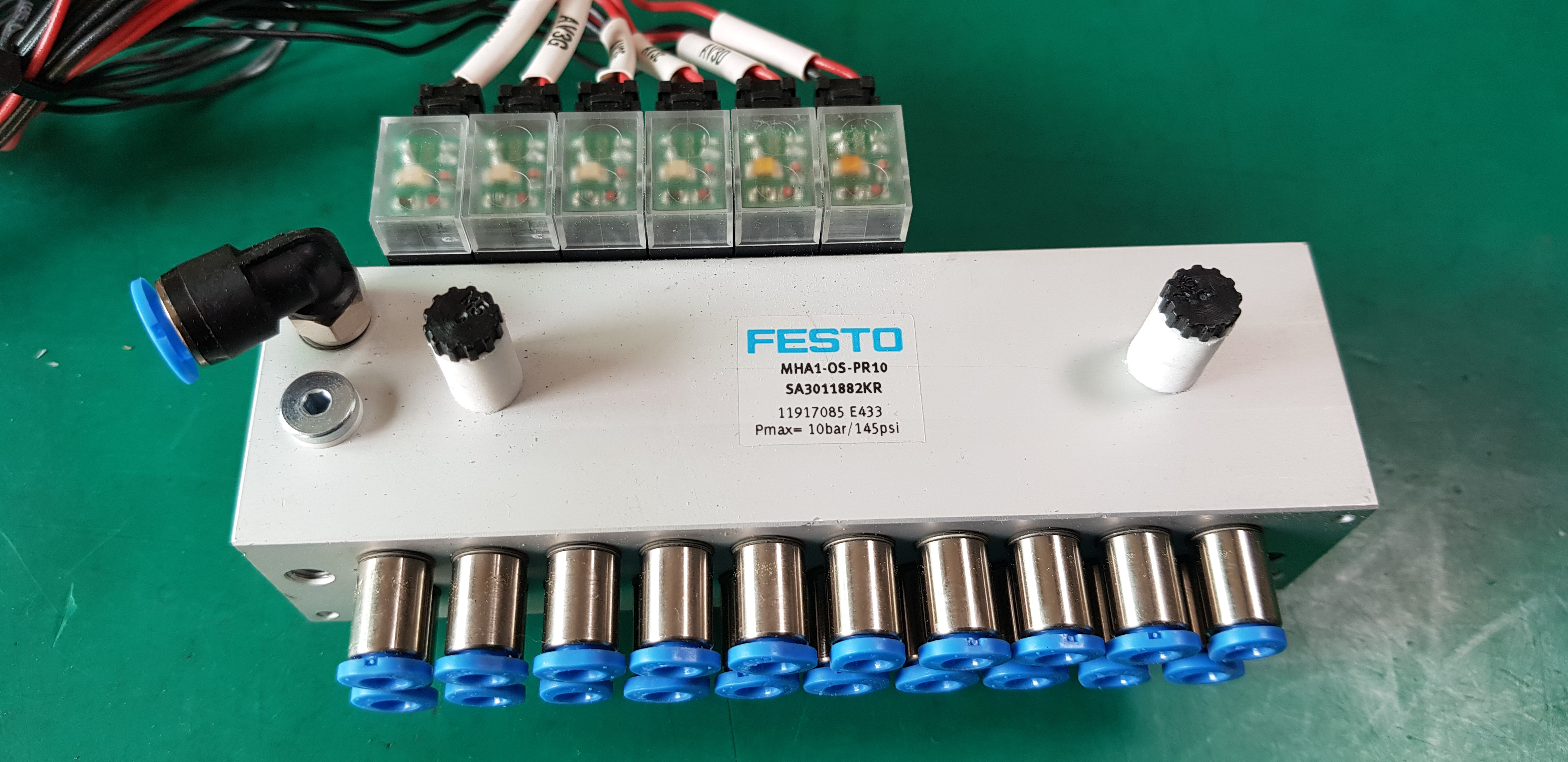 FESTO MHA1-05-PR10-SA3011882KR 훼스토 솔레노이드 벨브 솔벨브 (SOL 6EA 중고)