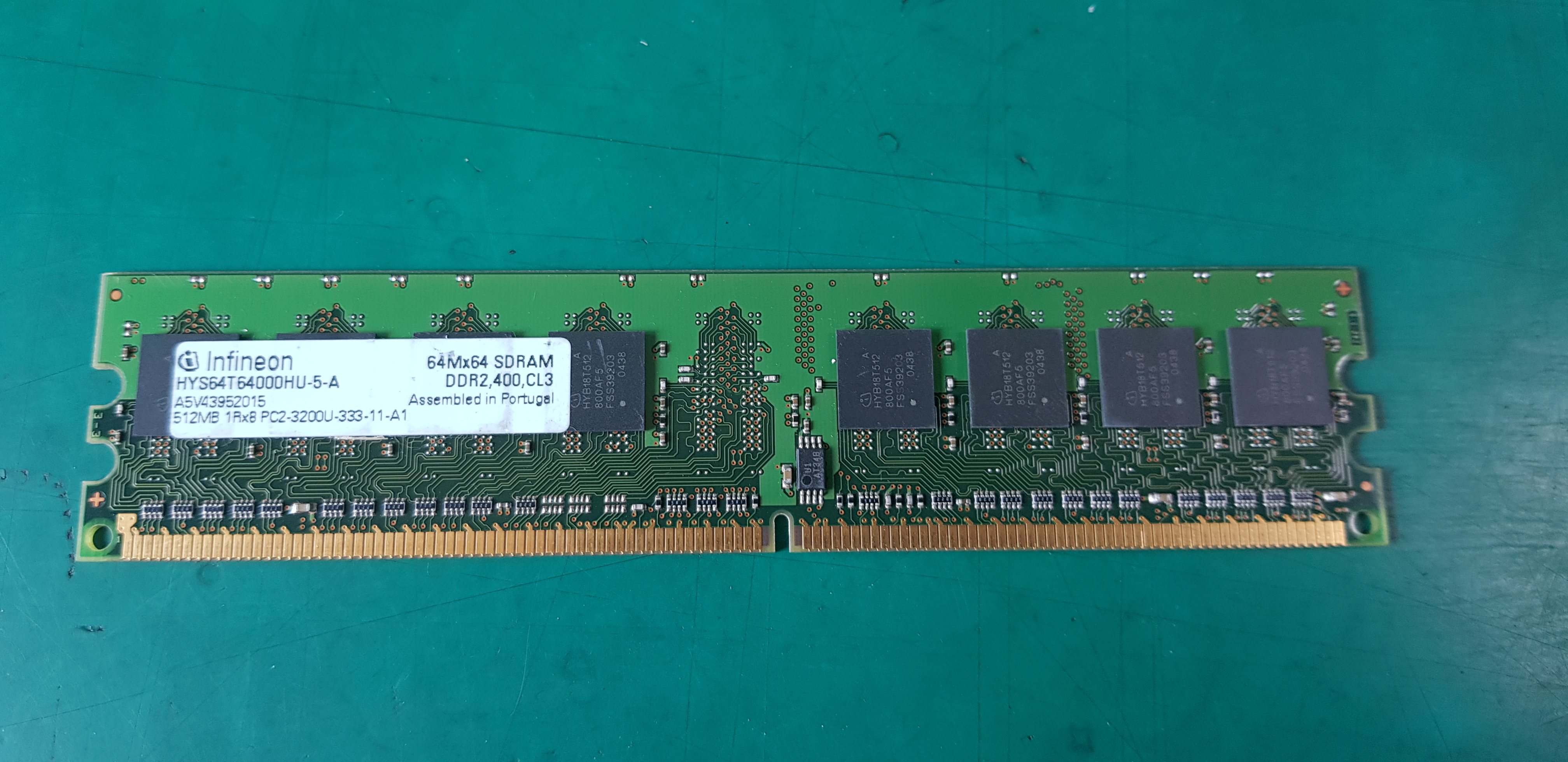 MEMORY 512MB 1RX8 PC2-3200R-333-12-A3 (중고)