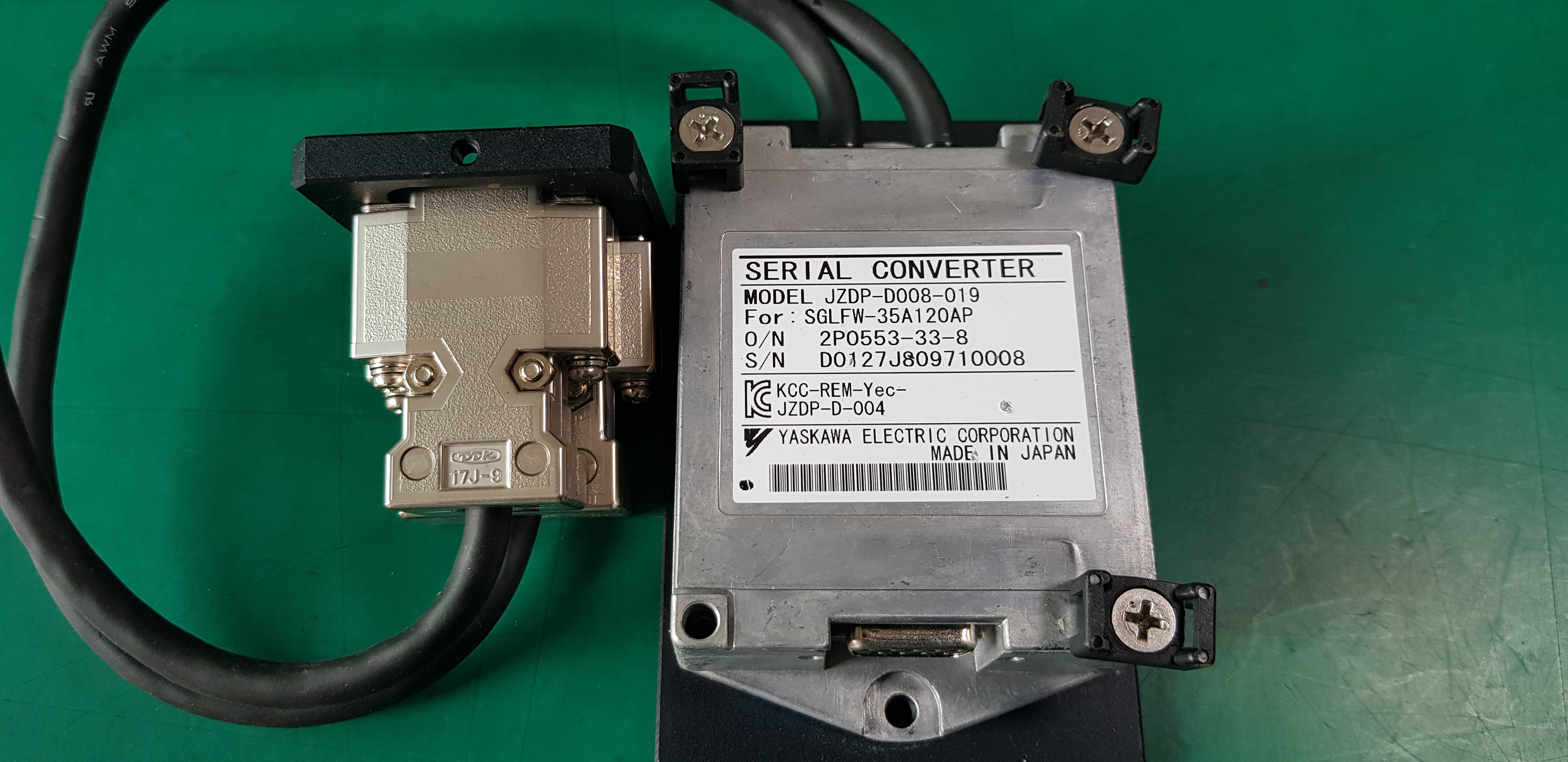 YASKAWA SERIAL CONVERTER JZDP-D008-019 (중고) 야스가와 시리얼 컨버터