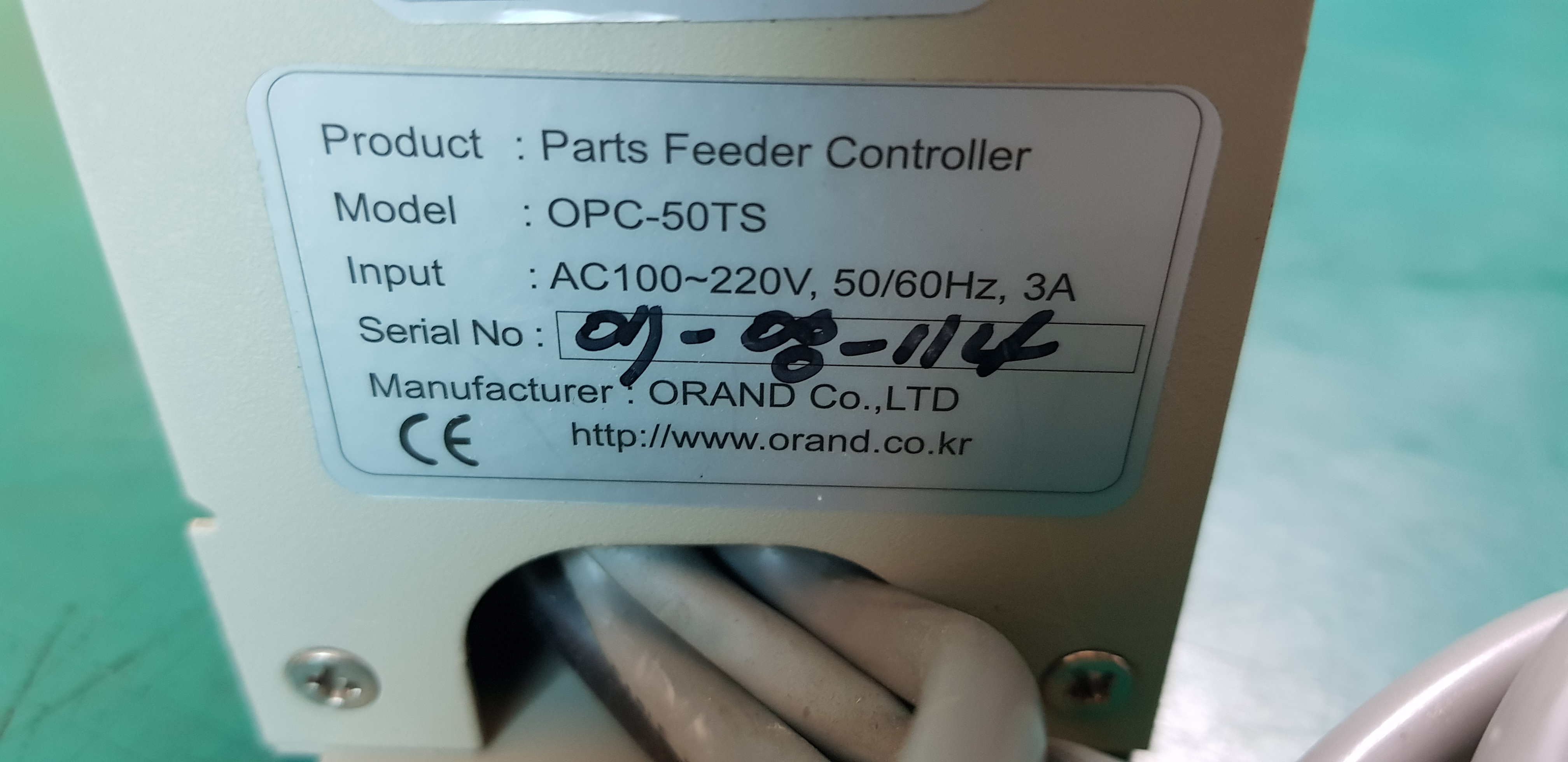 PARTS FEEDER CONTROLLER OPC-50TS (중고)