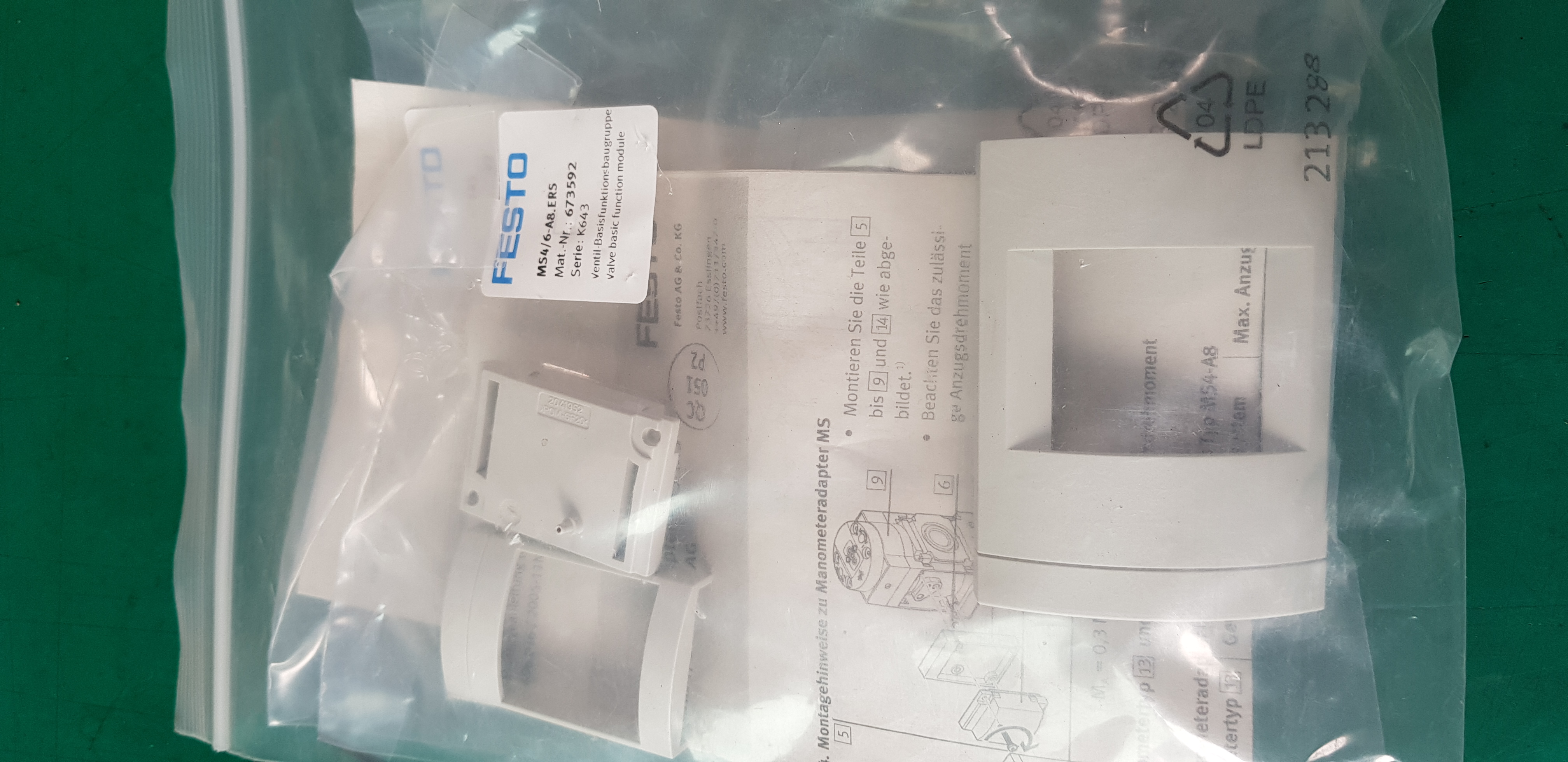 FESTO MS4/6-A8.ERS (A급-미사용품)