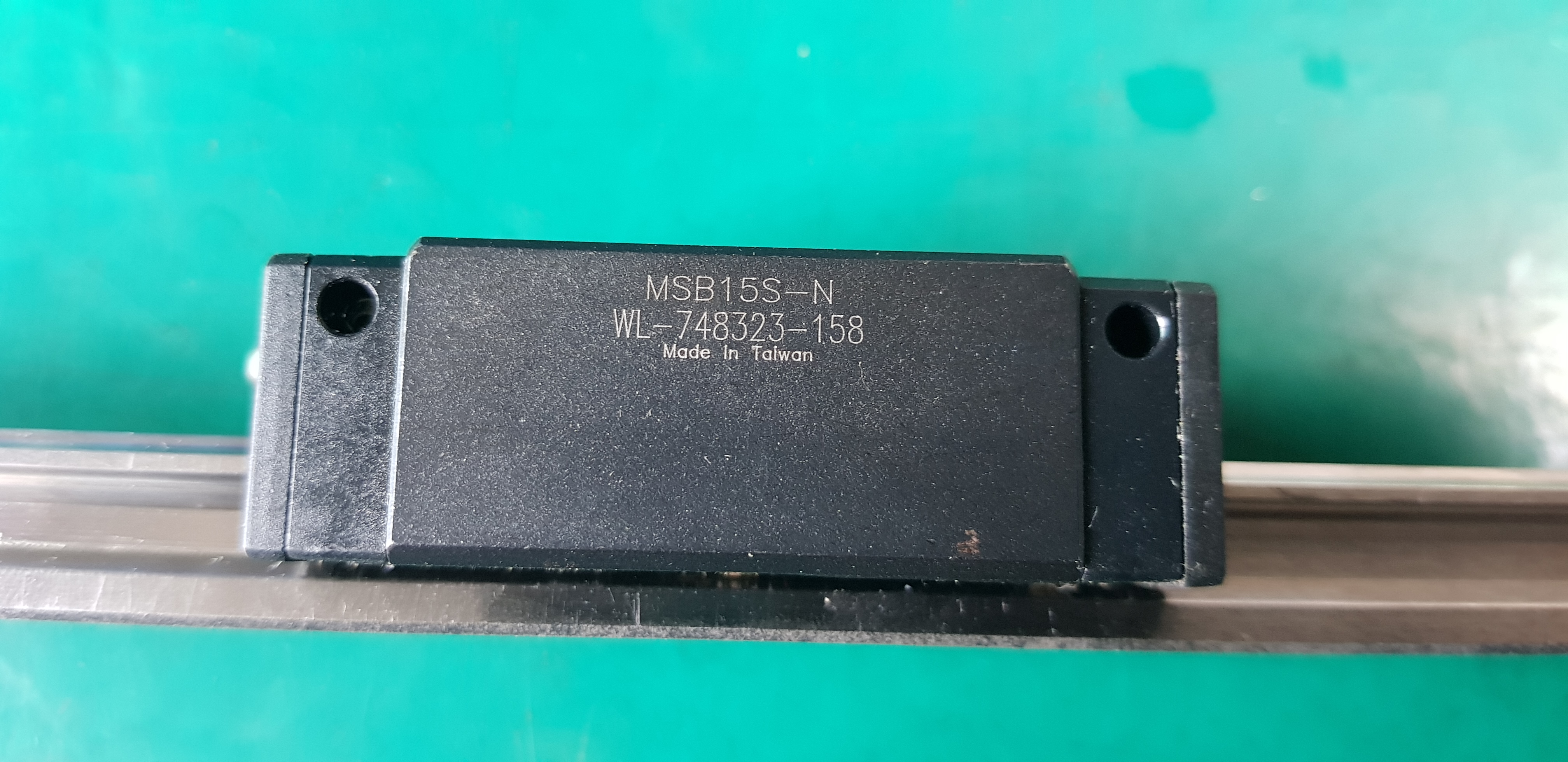 LM GUIDE MSB15S-N + RAIL 260L (중고-미사용품)