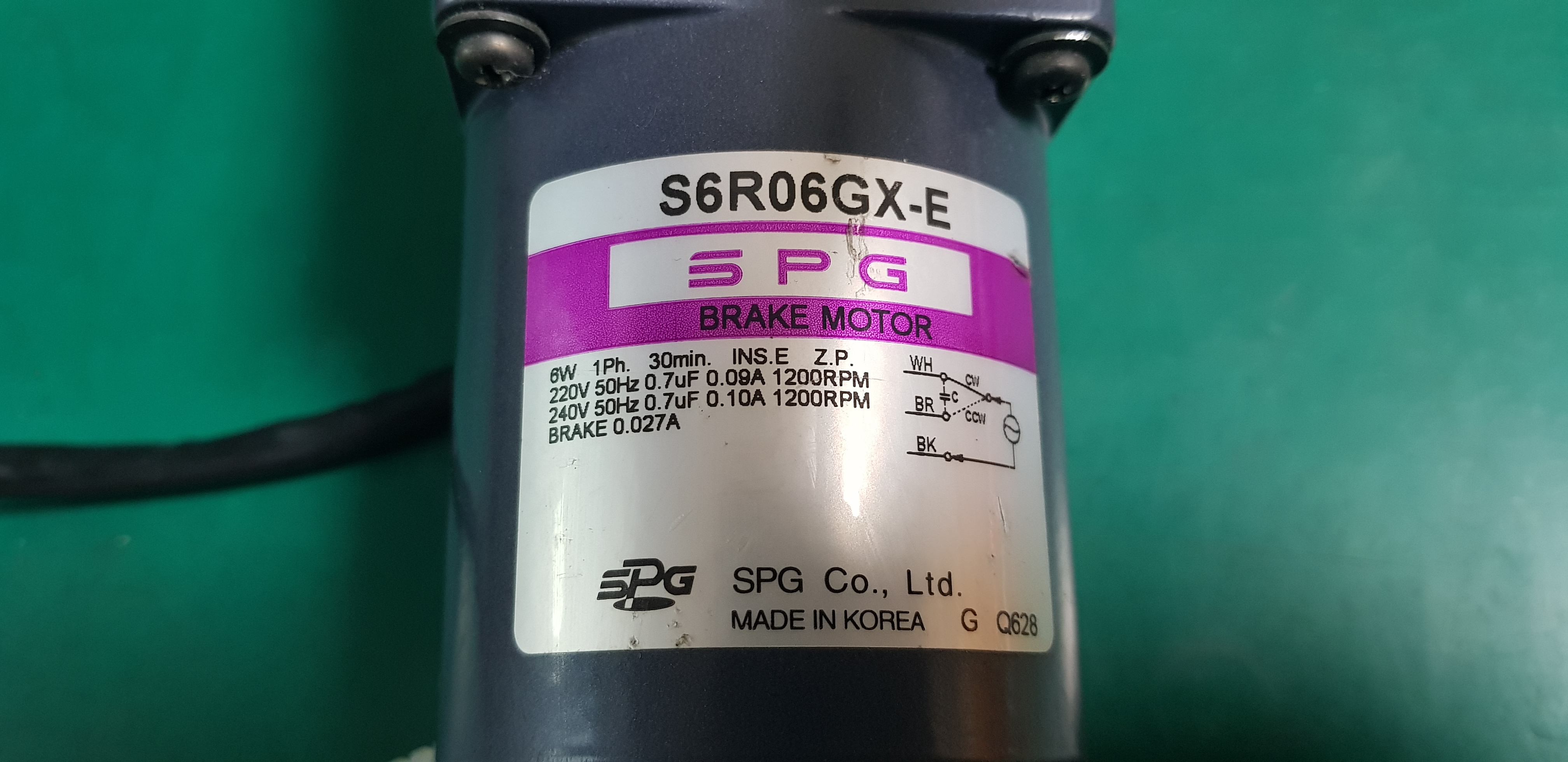 BRAKE MOTOR S6R06GX-E+2LF10N-2 (중고)