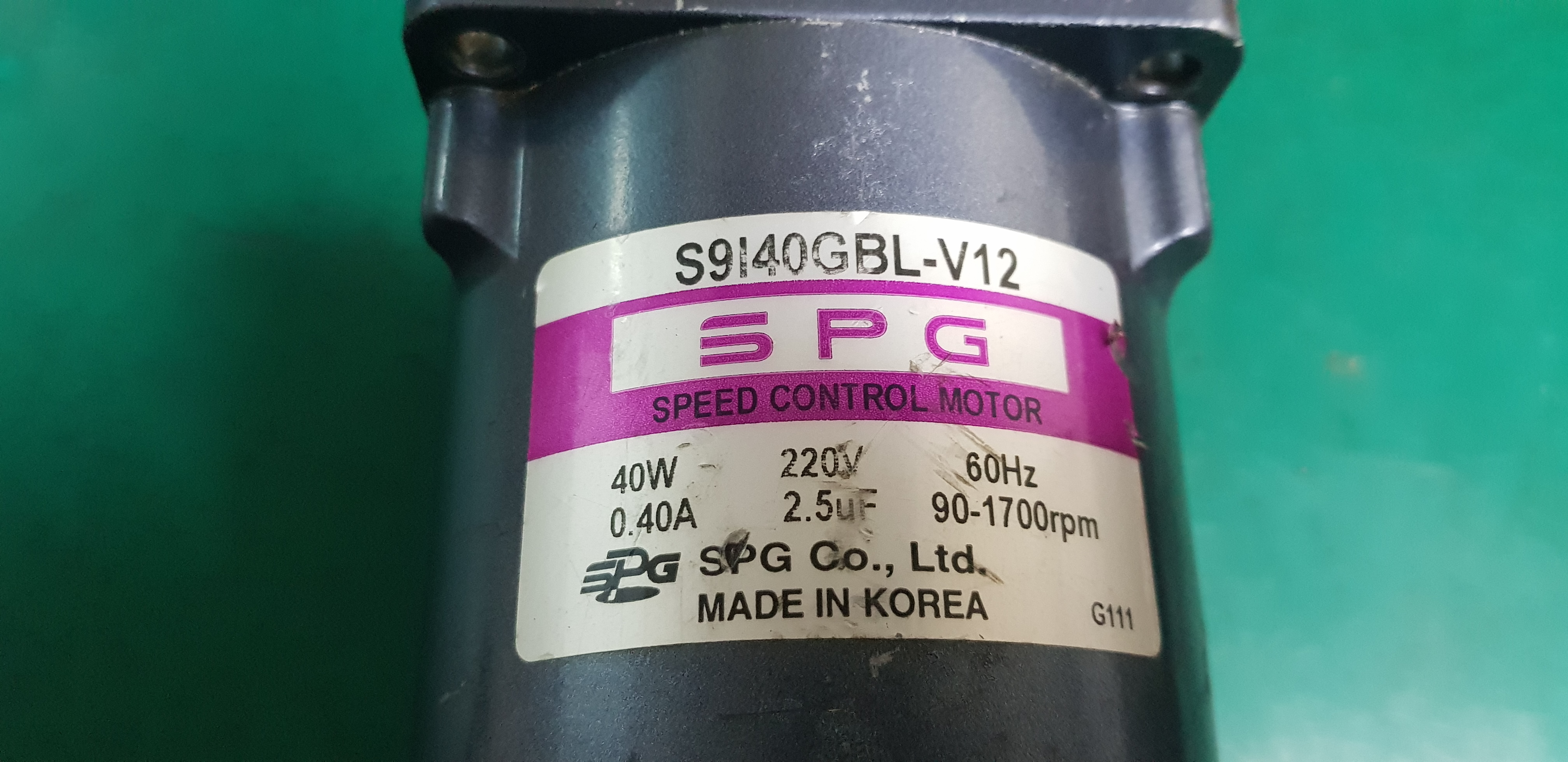 SPEED CONTROL MOTOR S9I40GBL-V12 (40W-중고)