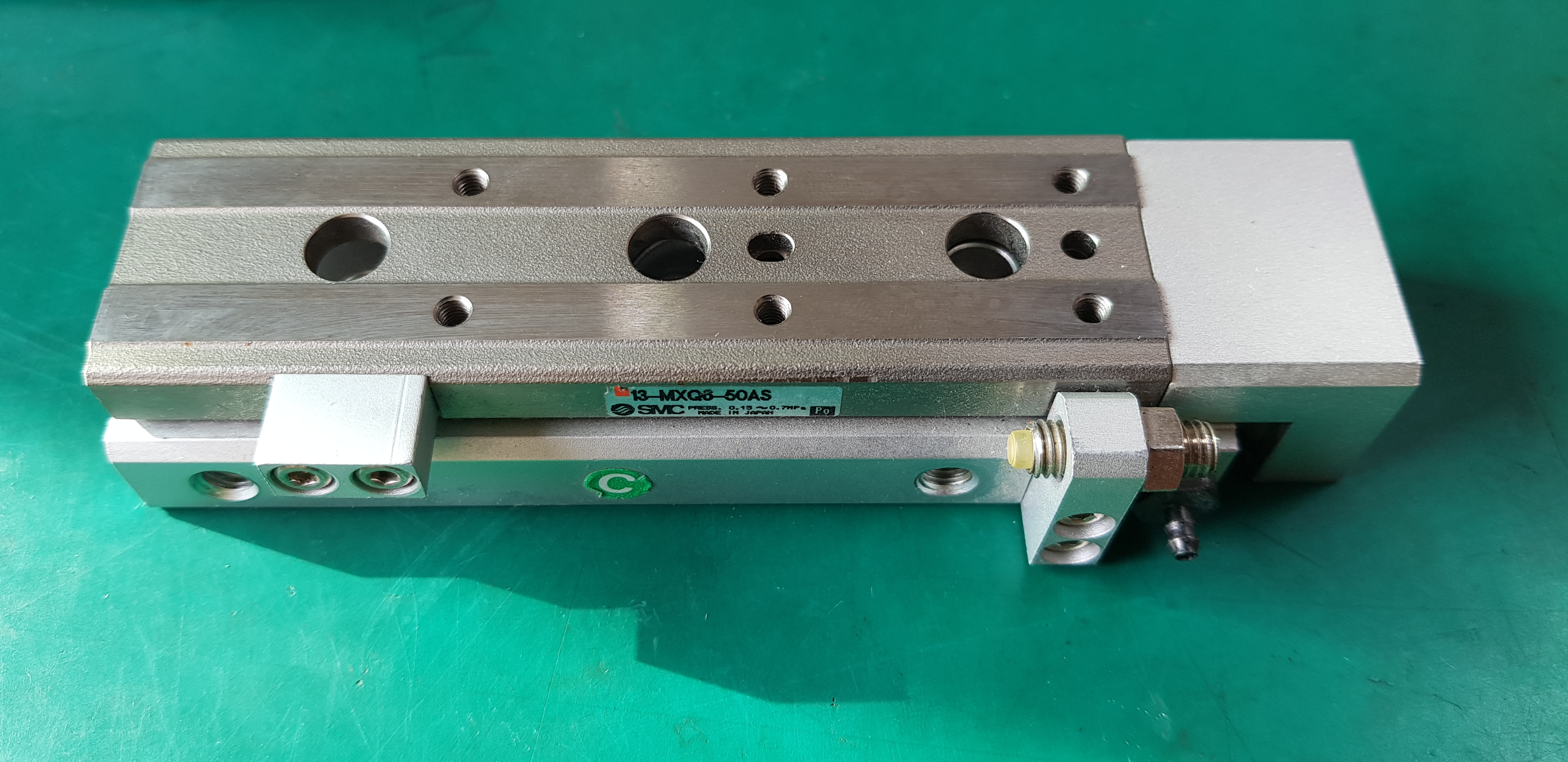 SMC TABLE CYLINDER 13-MXQ6-50AS (미사용중고) 슬라이드 테이블 실린더