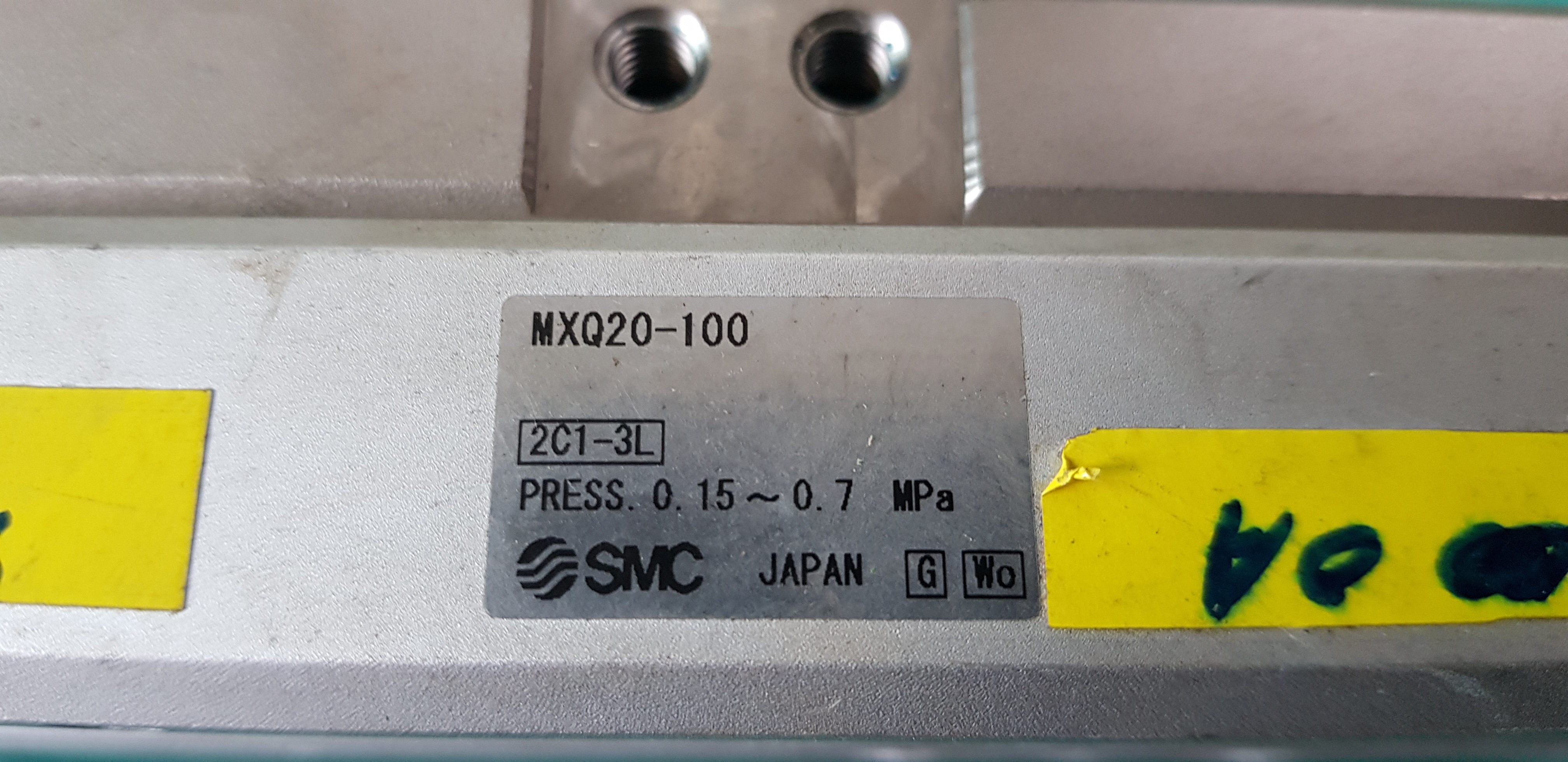 SLIDE TABLE CYLINDER MXQ20-100 (중고)