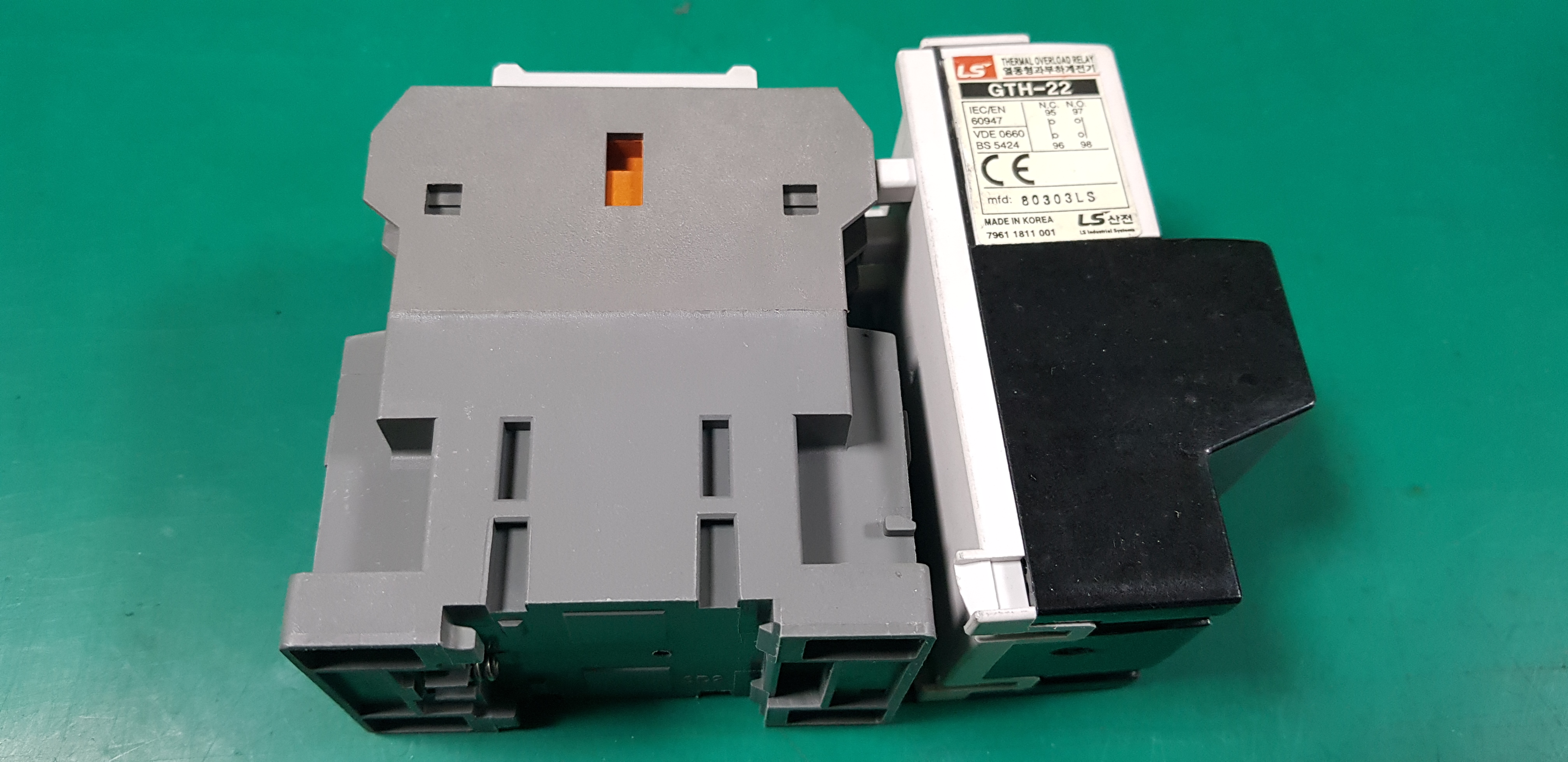 LS CONTACTOR+THERMAL OVERLOAD RELAY MC-9b + GTH-22 (중고) 전자개폐기+열동형과부하계전기