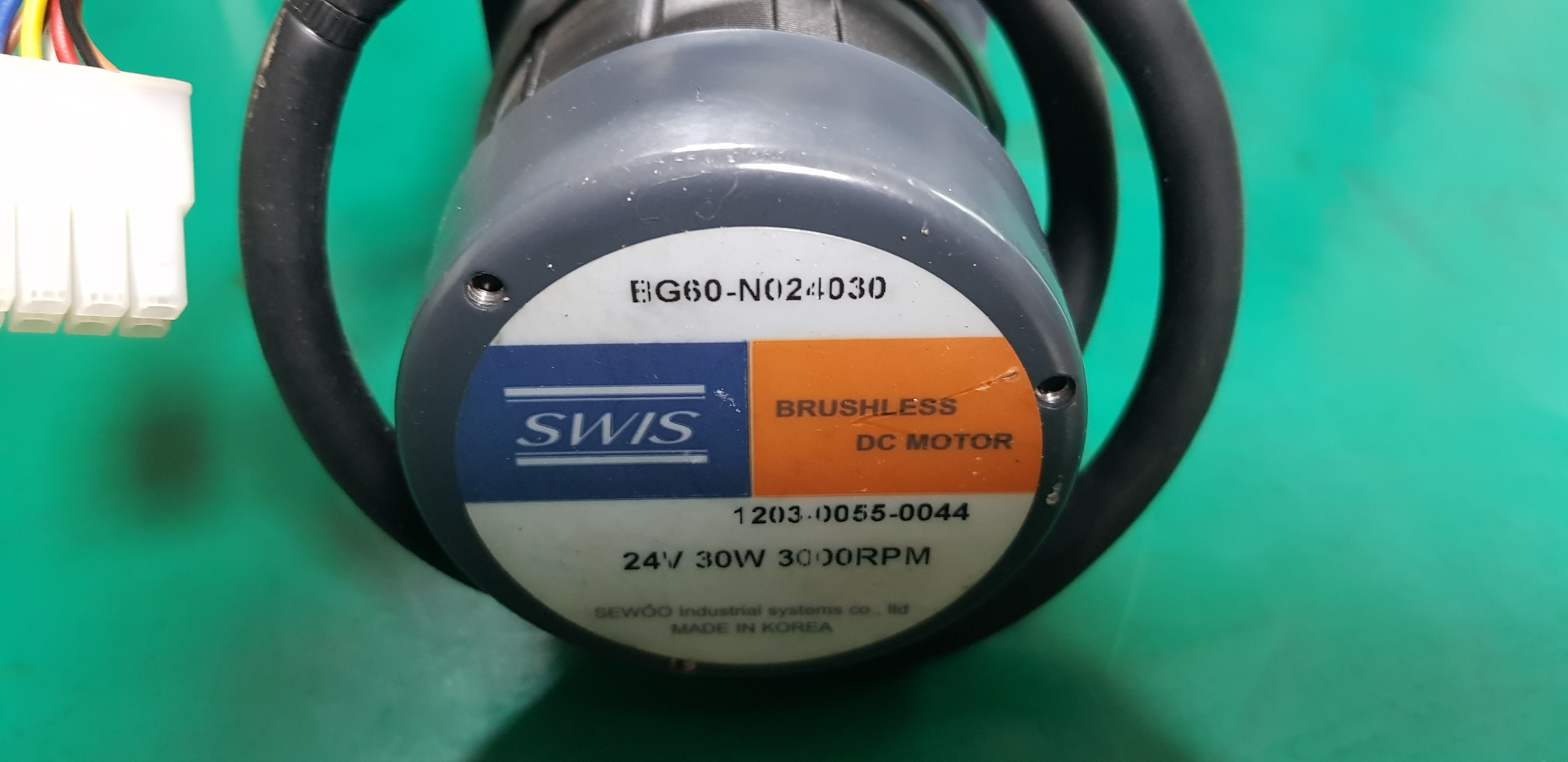 BRUSHLESS DC MOTOR BG60-N024030+ SS6DA12.5B (미사용중고)