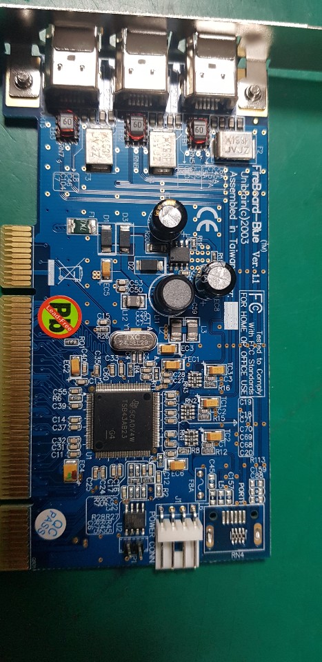 FIREBOARD-BLUE PCI 3PORT 1394A CARD 207-0062 V1.1 (A급-미사용품)