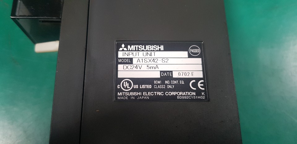 MITSUBISHI INPUT UNIT A1SX42-S2 (중고) 미쓰비시 피엘씨 인풋유닛