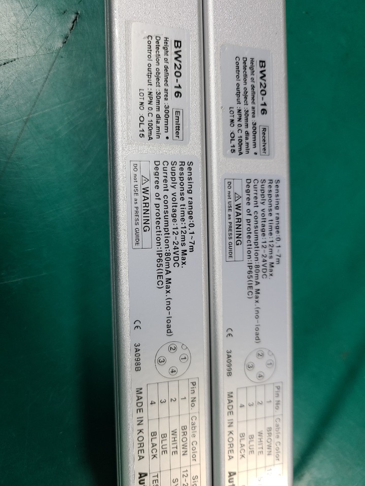 (A급-미사용품) AREA SENSOR BW20-16