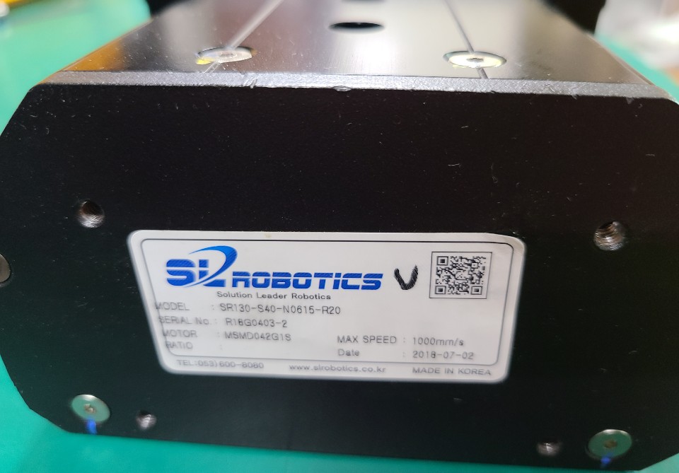ACTUATOR SR130-S40-N0615-R20 (400W, ST=615mm, 미사용중고)