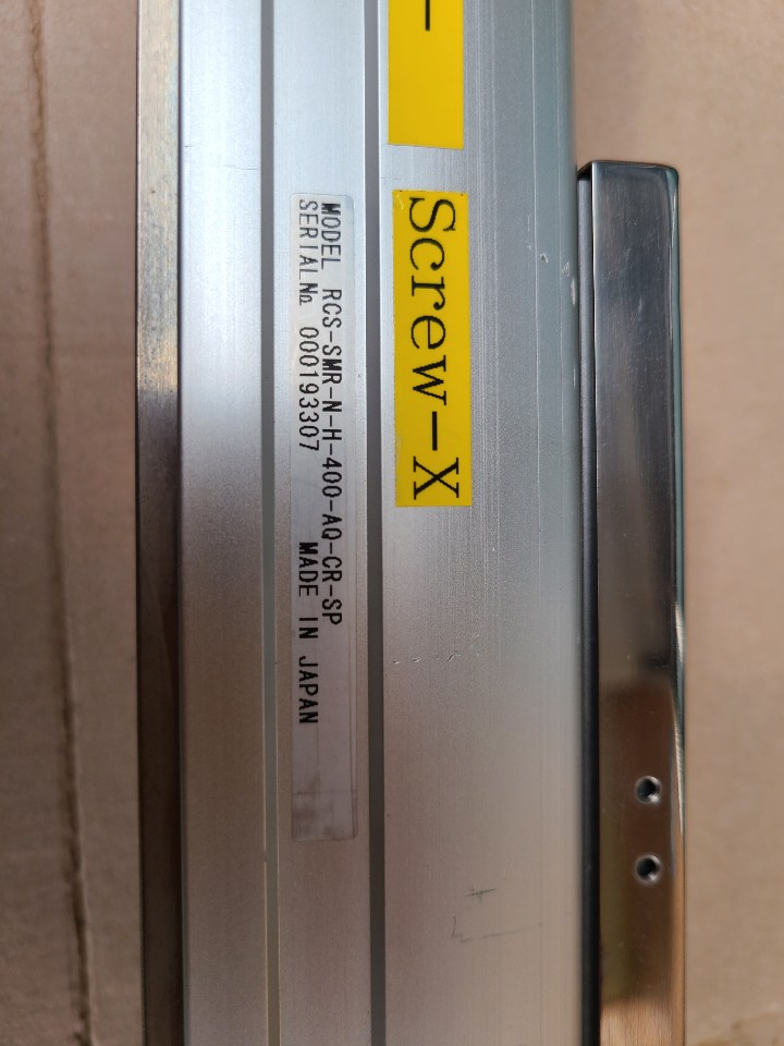 ACTUATOR RCS-SMR-N-H-400-AQ-CR-SP (ST=400, 중고)엑츄에이터