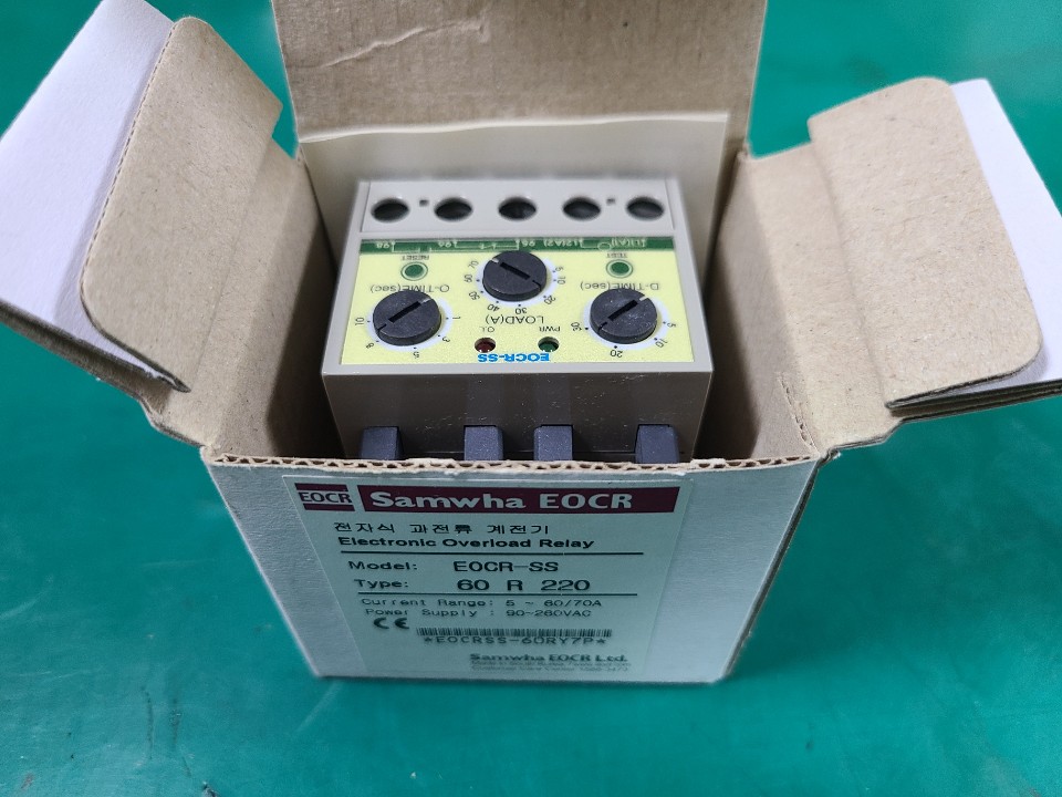 (A급)전자식 과전류 계전기 EOCR-SS 60 R 220