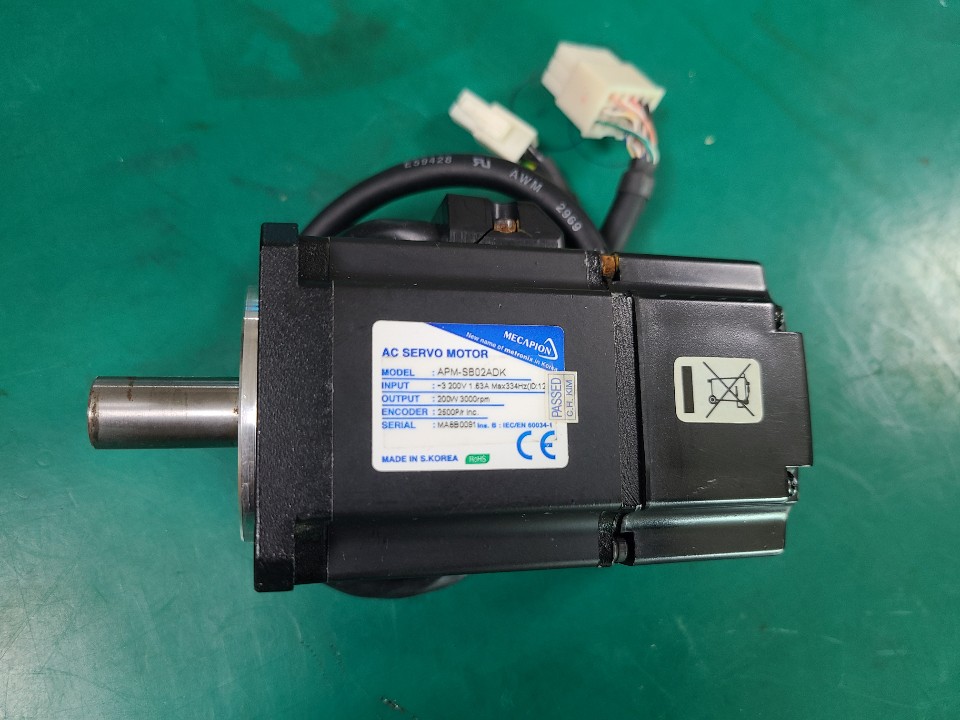 AC SERVO MOTOR APM-SB02ADK (200W-중고) 서보 모타