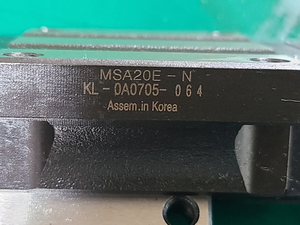 LM GUIDE BLOCK MSA20E-N (중고)