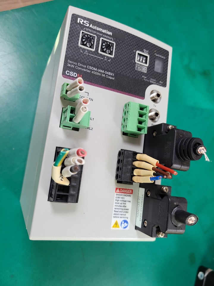 SERVO DRIVE CSDM-IAM-04BX1 3KW/400W (중고) 알에스 오토메이션 서보 드라이브
