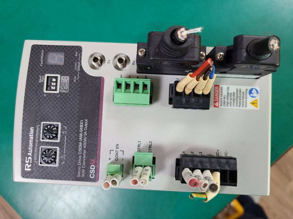 SERVO DRIVE CSDM-IAM-04BX1 3KW/400W (중고) 알에스 오토메이션 서보 드라이브
