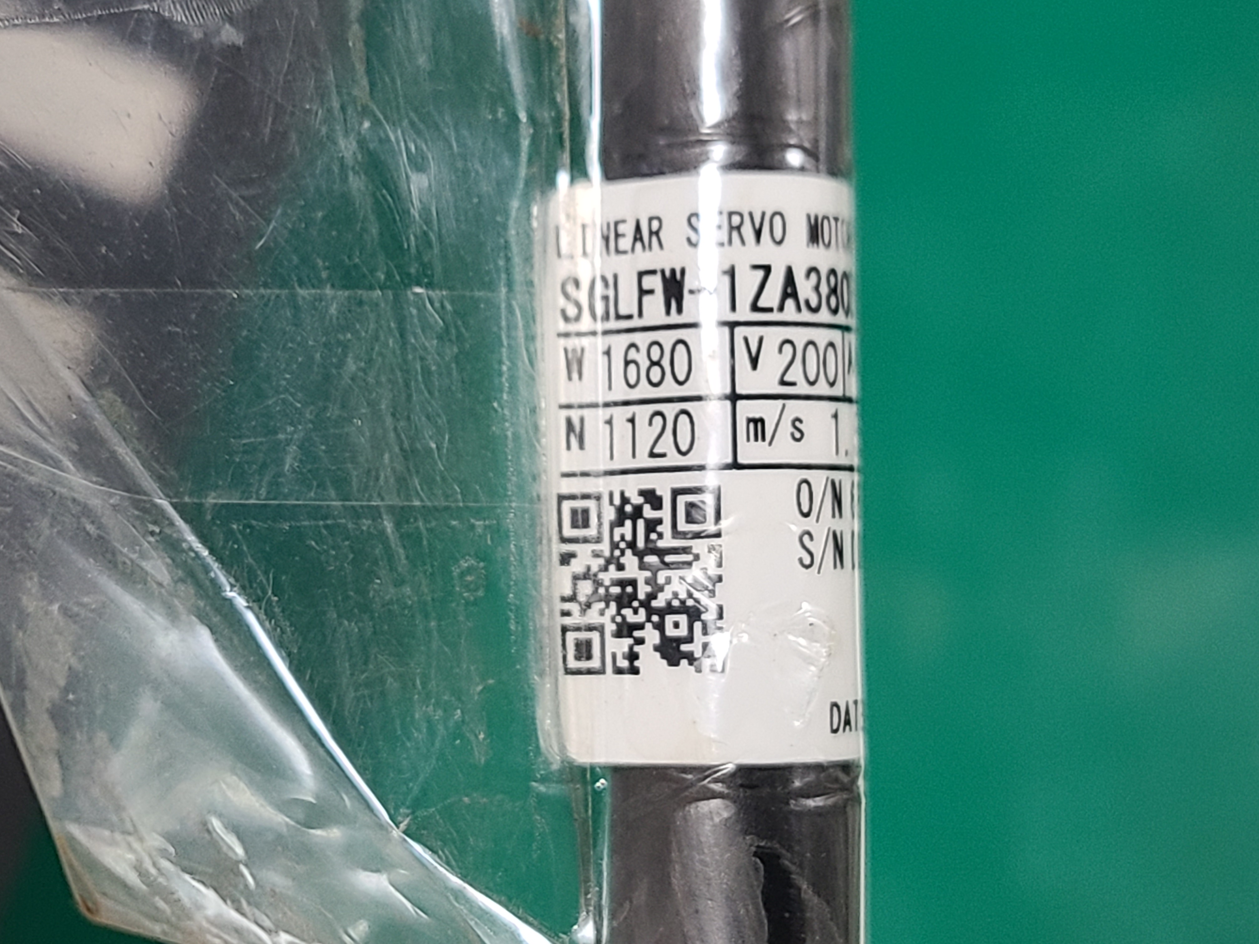 LINEAR SERVO MOTOR SGLFM-1ZA380BP (중고) 야스까와 리니어 서보모타