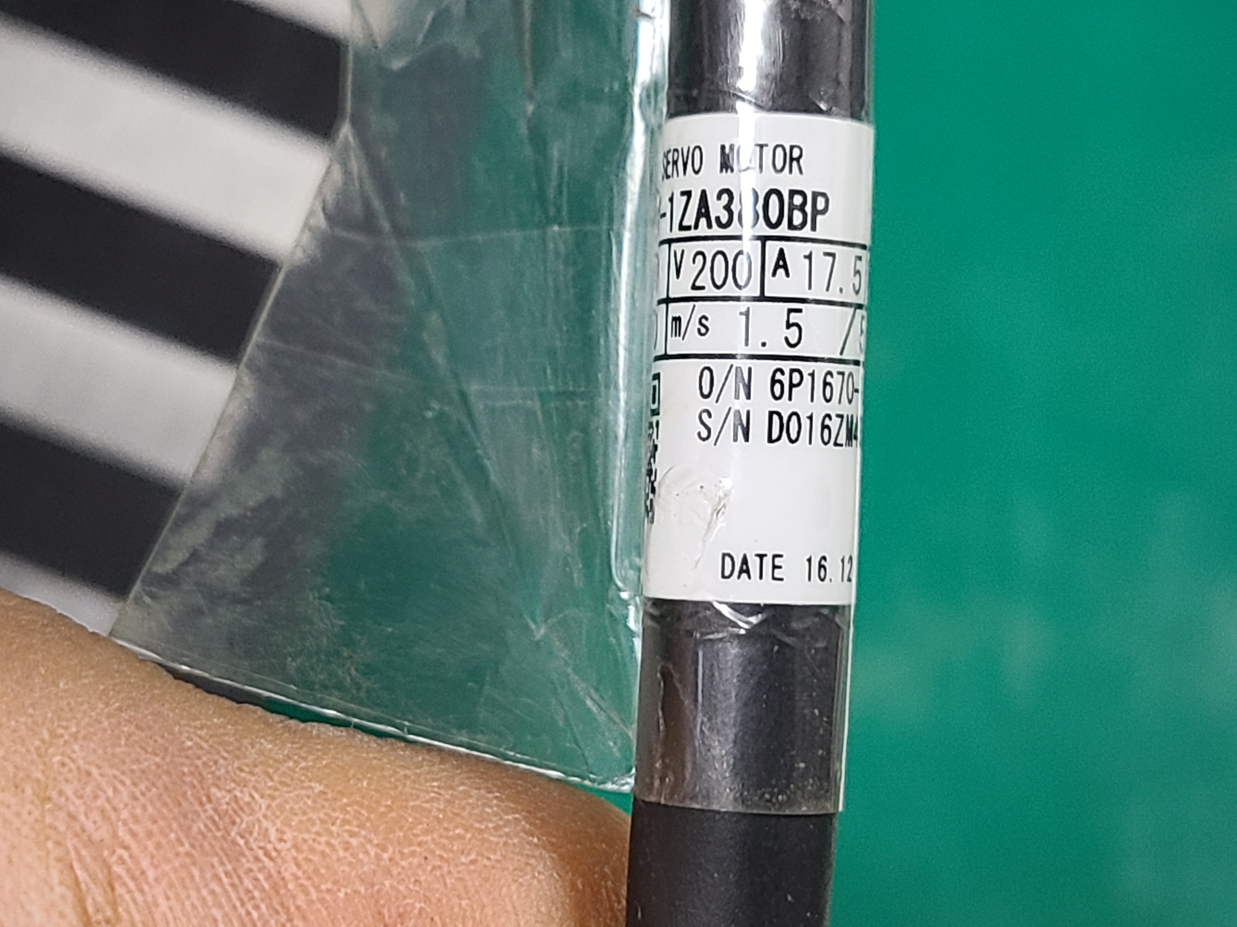 LINEAR SERVO MOTOR SGLFM-1ZA380BP (중고) 야스까와 리니어 서보모타