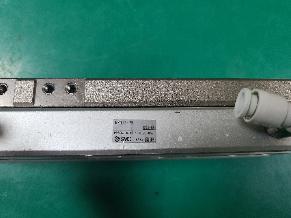 (미사용중고) SMC TABLE CYLINDER MXQ12-75 테이블 실린더