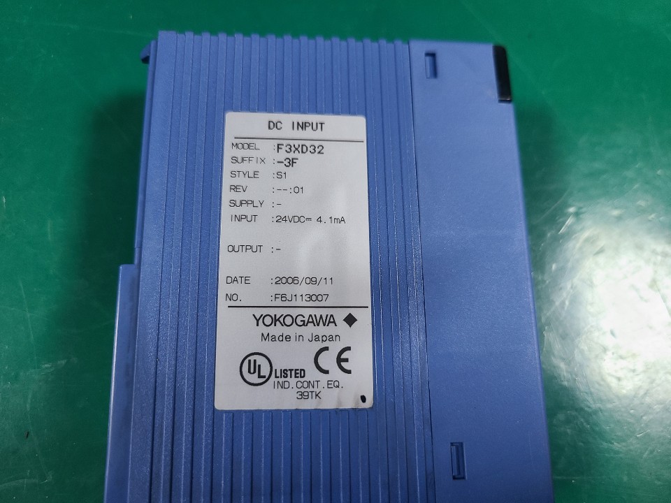 YOKOGAWA DC INPUT F3XD32-3F (중고) 요고가와 디씨 인풋