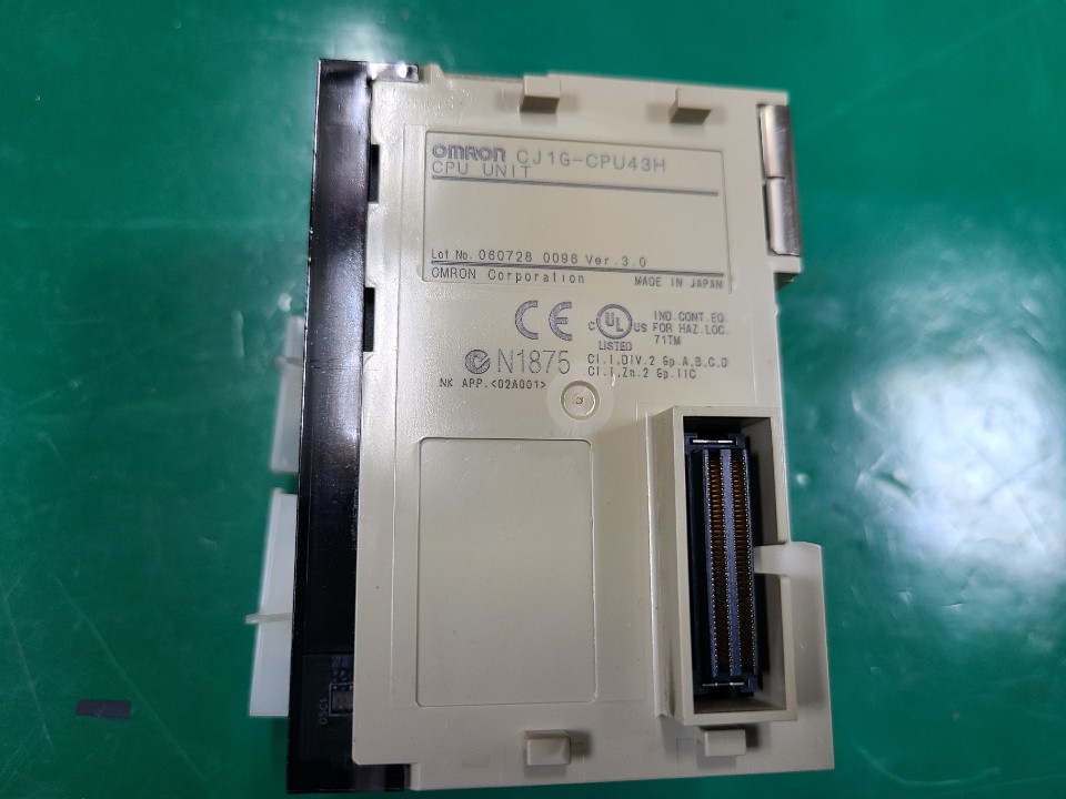 OMRON PLC CPU CJ1G-CPU43H (중고) 옴론 피엘씨 씨피유