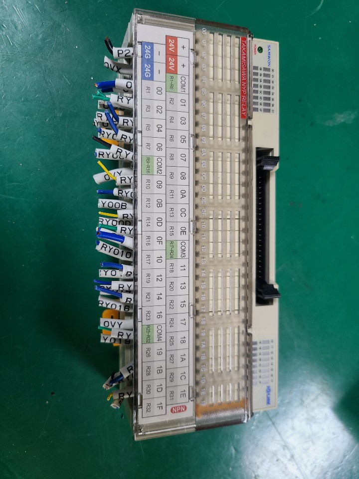 SAMWONACT RELAY BOARD R32C-YNT-V (중고) 삼원 릴레이 보드