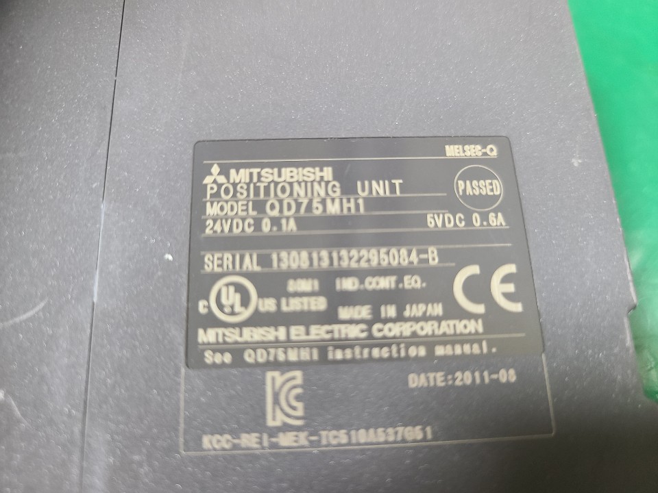 MITSUBISHI PLC POSITIONING UNIT QD75MH1 (중고) 미쓰비씨 피엘씨 포지션 유닛