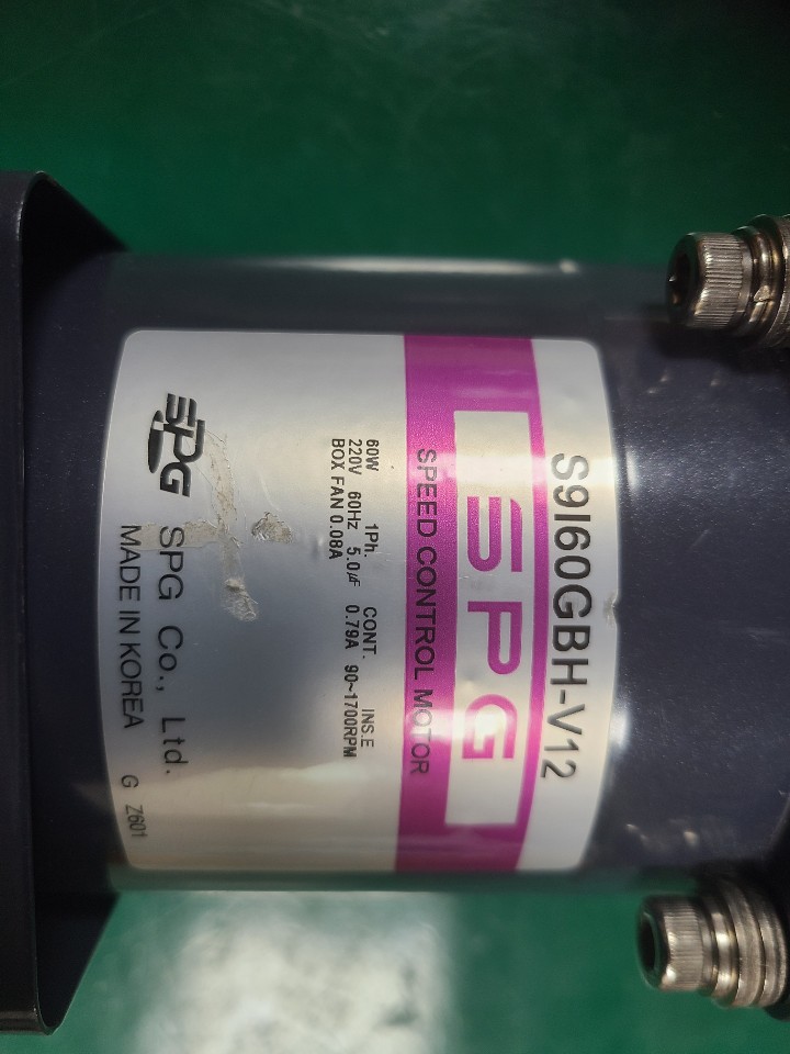 SPG SPEED CONTROL MOTOR S9I60GBH-V12 +S9KC3BH (중고) 스피드 콘트롤모타+감속기