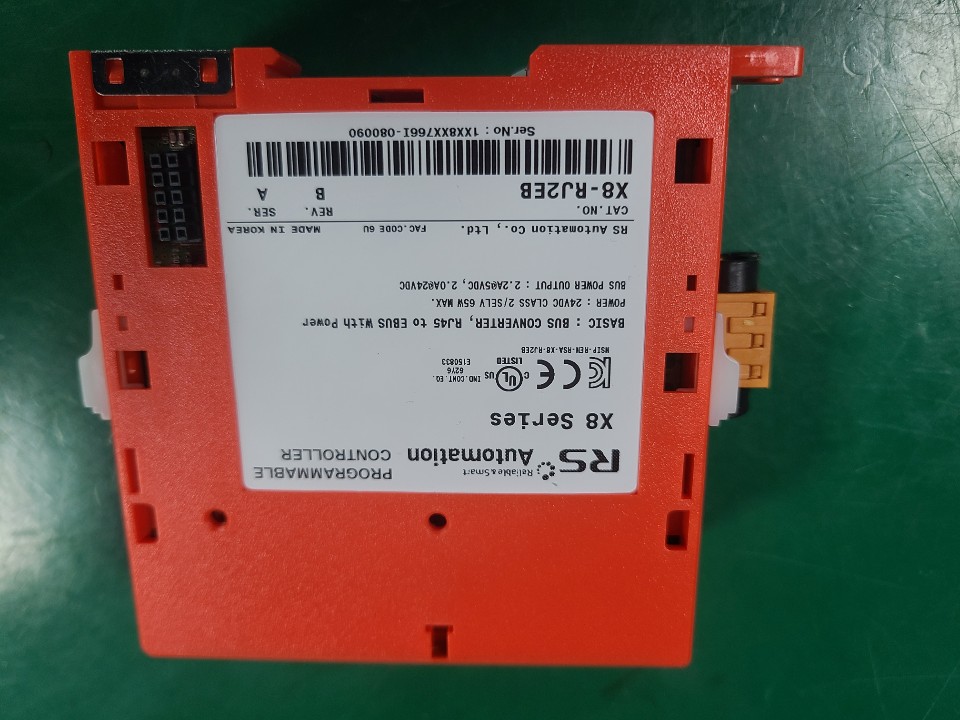 (미사용품) RS-AUTOMATION PLC BUS CONVERTER X8-RJ2EB 알에스오토메이션 피엘씨 버스 컨버터