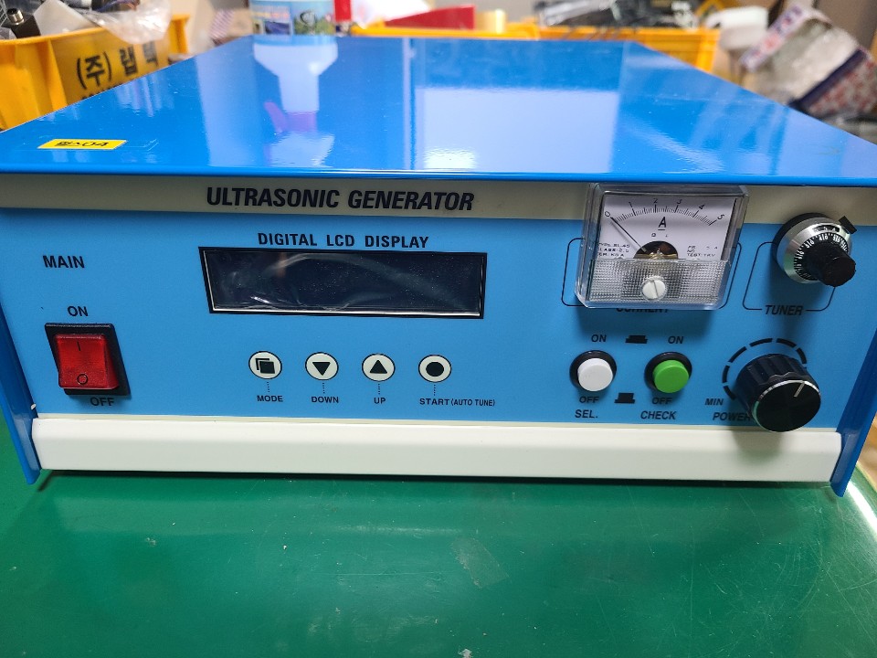 (미사용중고) MASK ULTRASONIC GENERATOR  W330*D410*H140mm 마스크용 초음파융착기