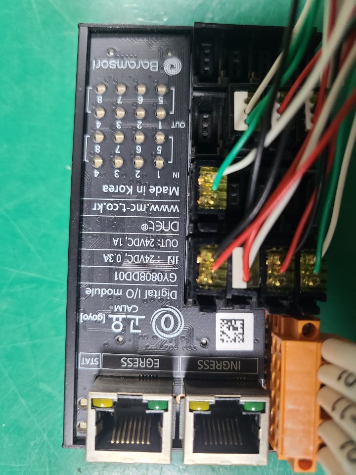 MC-TECK DIGITAL I/O MODULE GY0808DD01 (중고) 고요 디지탈 아이오 모듈