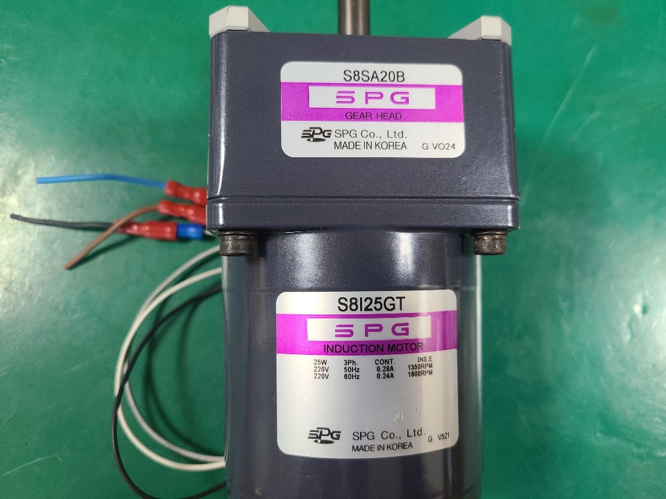 SPG INDUCTION MOTOR S8I25GT+S8SA20B(중고) 인덕션모타